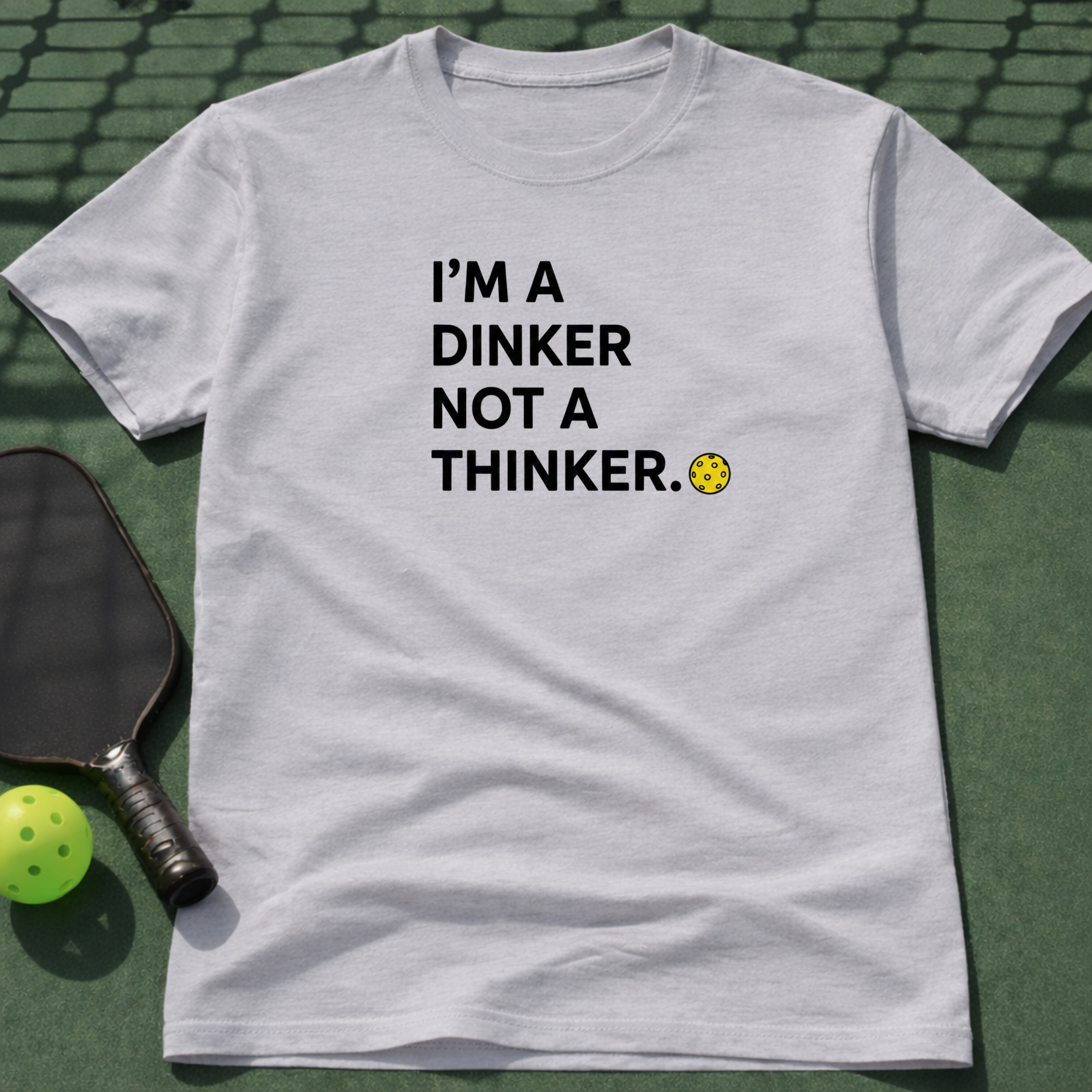 I'm A Dinker Not A Thinker. T-Shirt