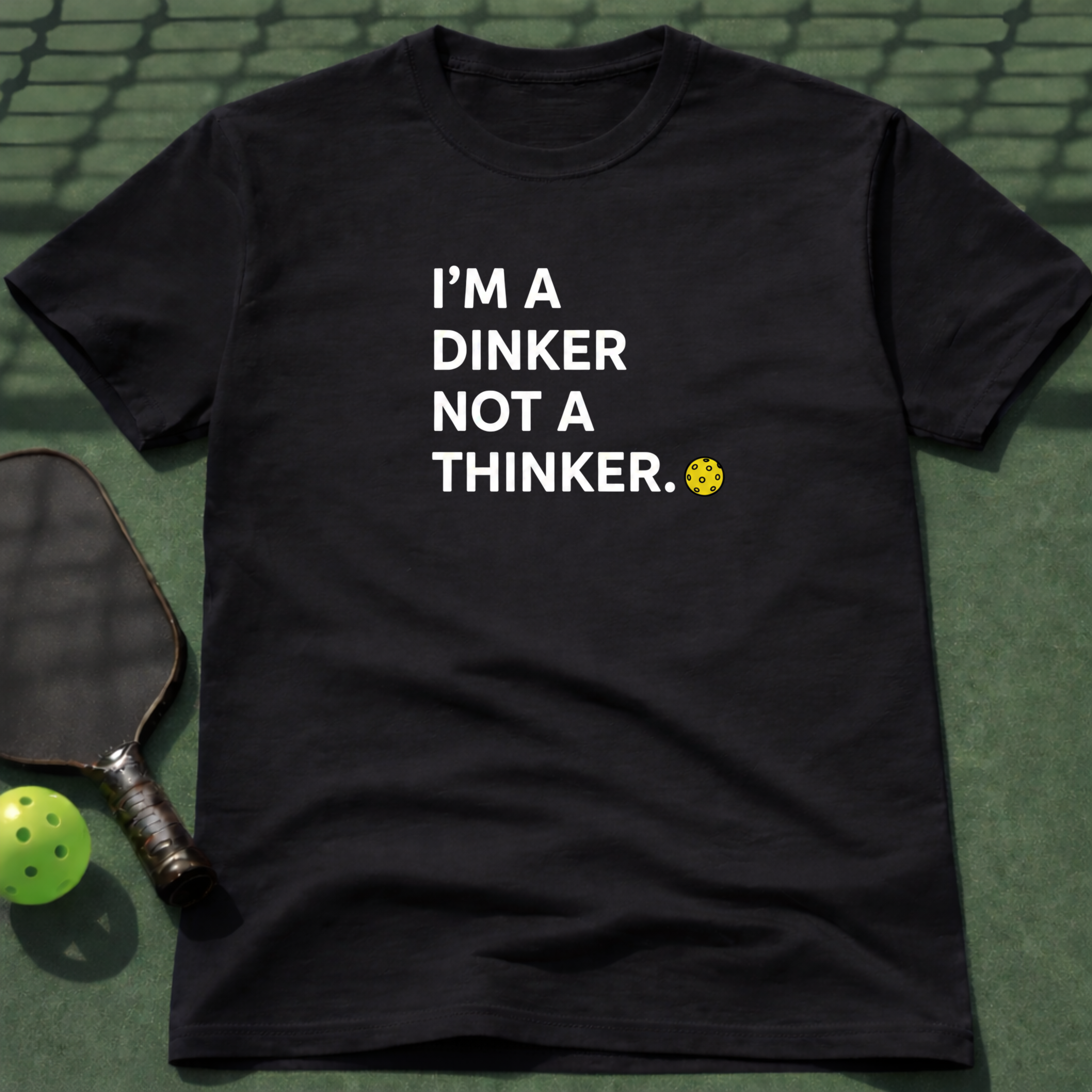 I'm A Dinker Not A Thinker. T-Shirt