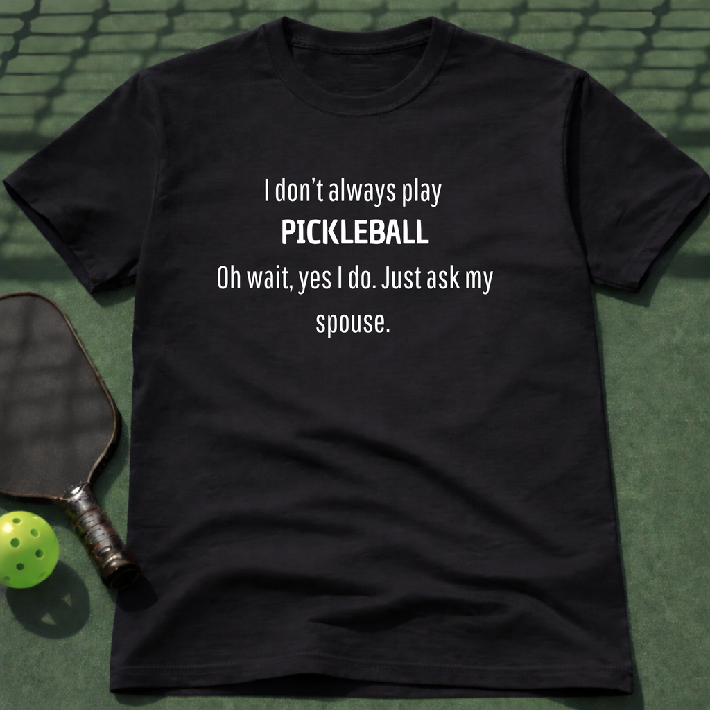 I Don't Always Play Pickleball. T-Shirt