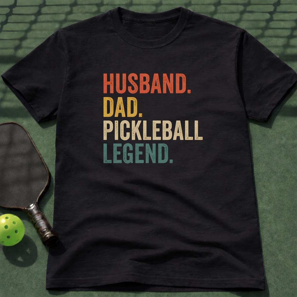 Husband. Dad. Pickleball Legend. T-Shirt