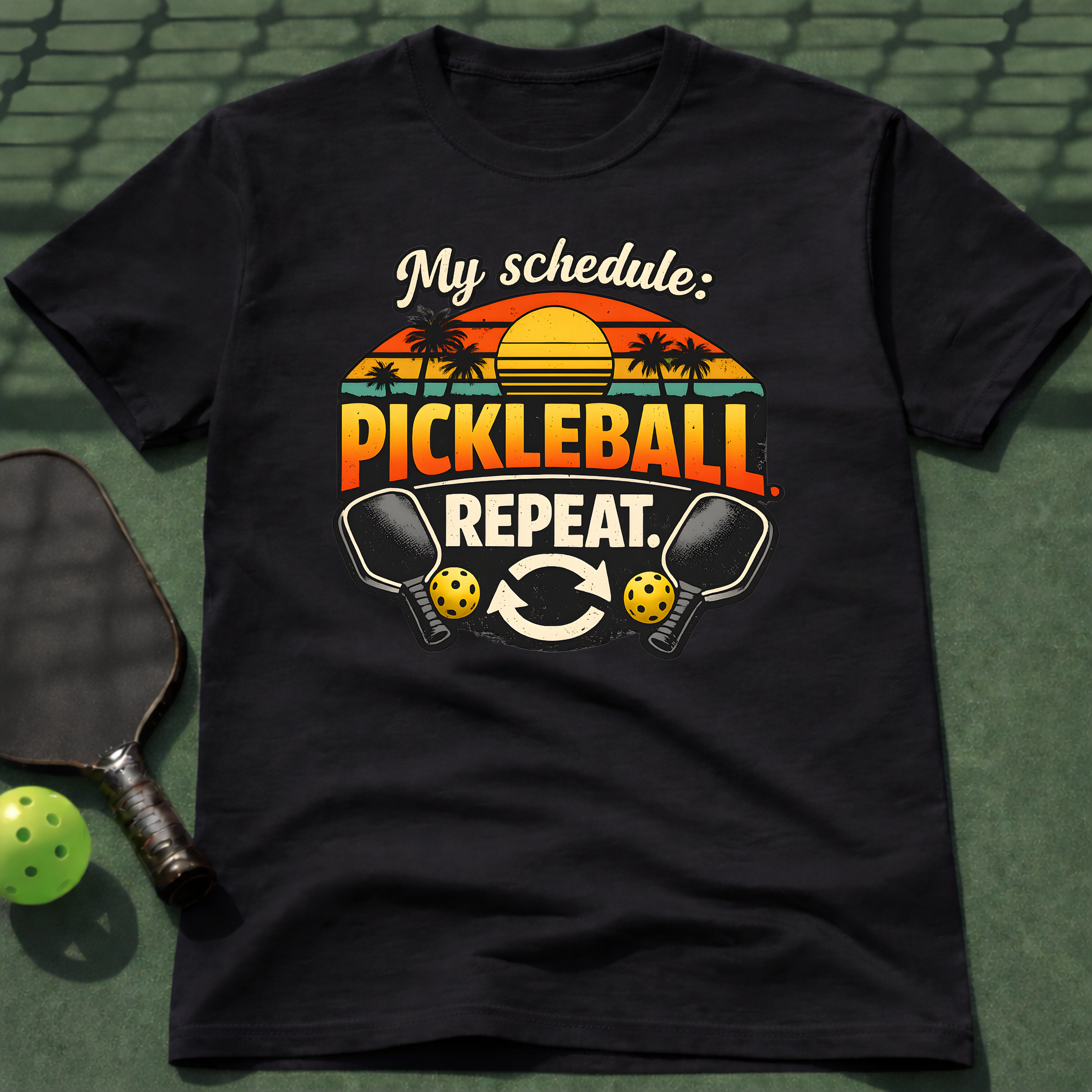 My Schedule: Pickleball.Repeat. T-Shirt