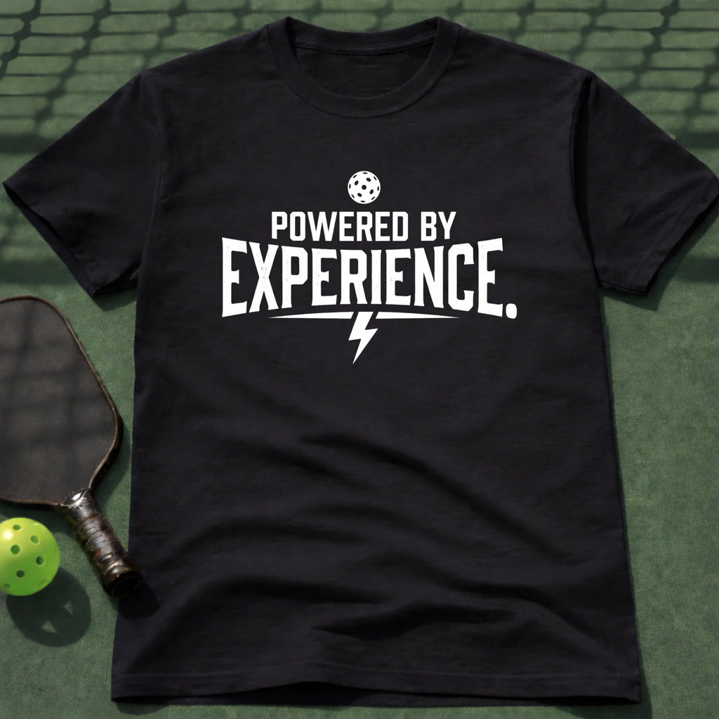 Powered By Experience. T-Shirt