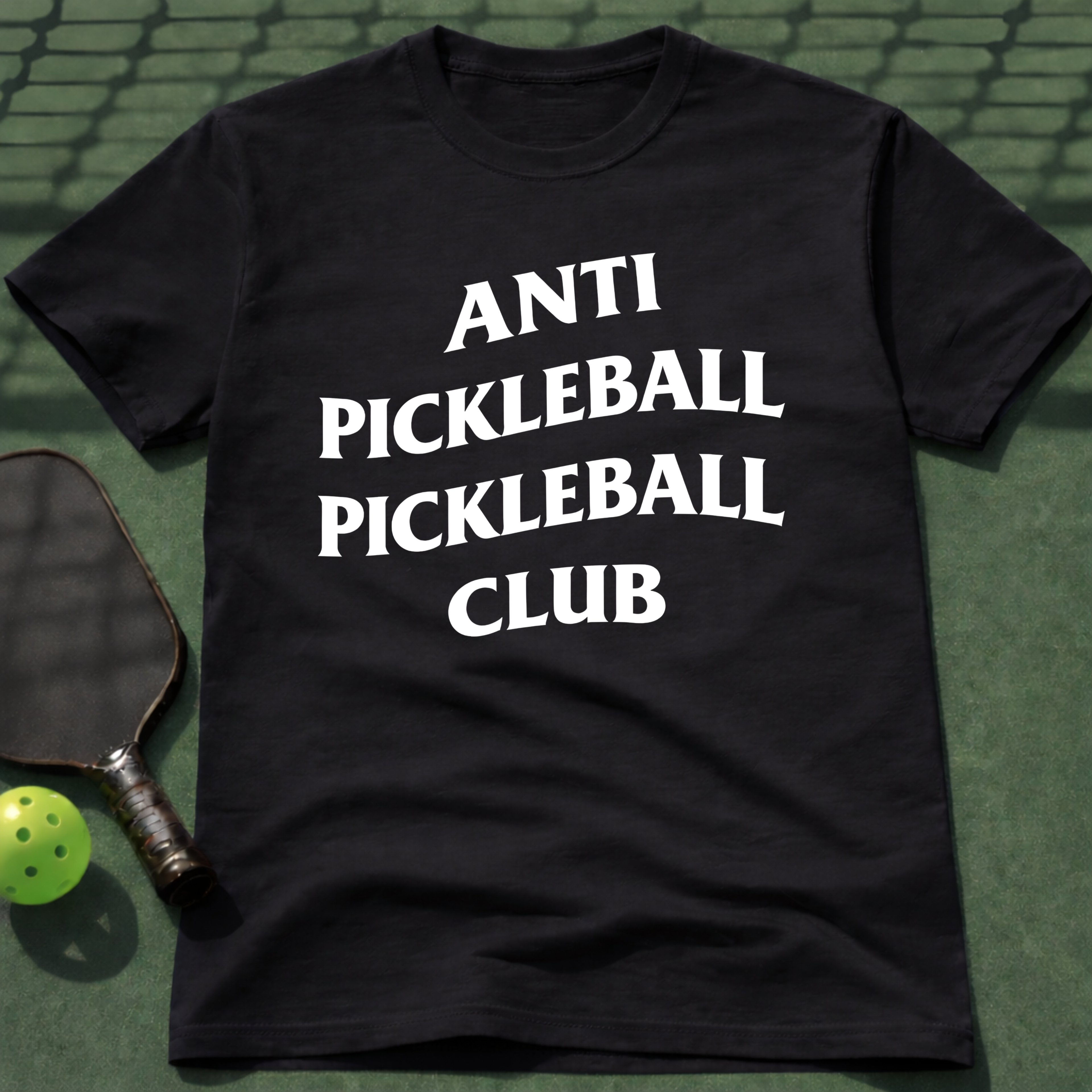 Anti Pickleball Pickleball Club T-Shirt
