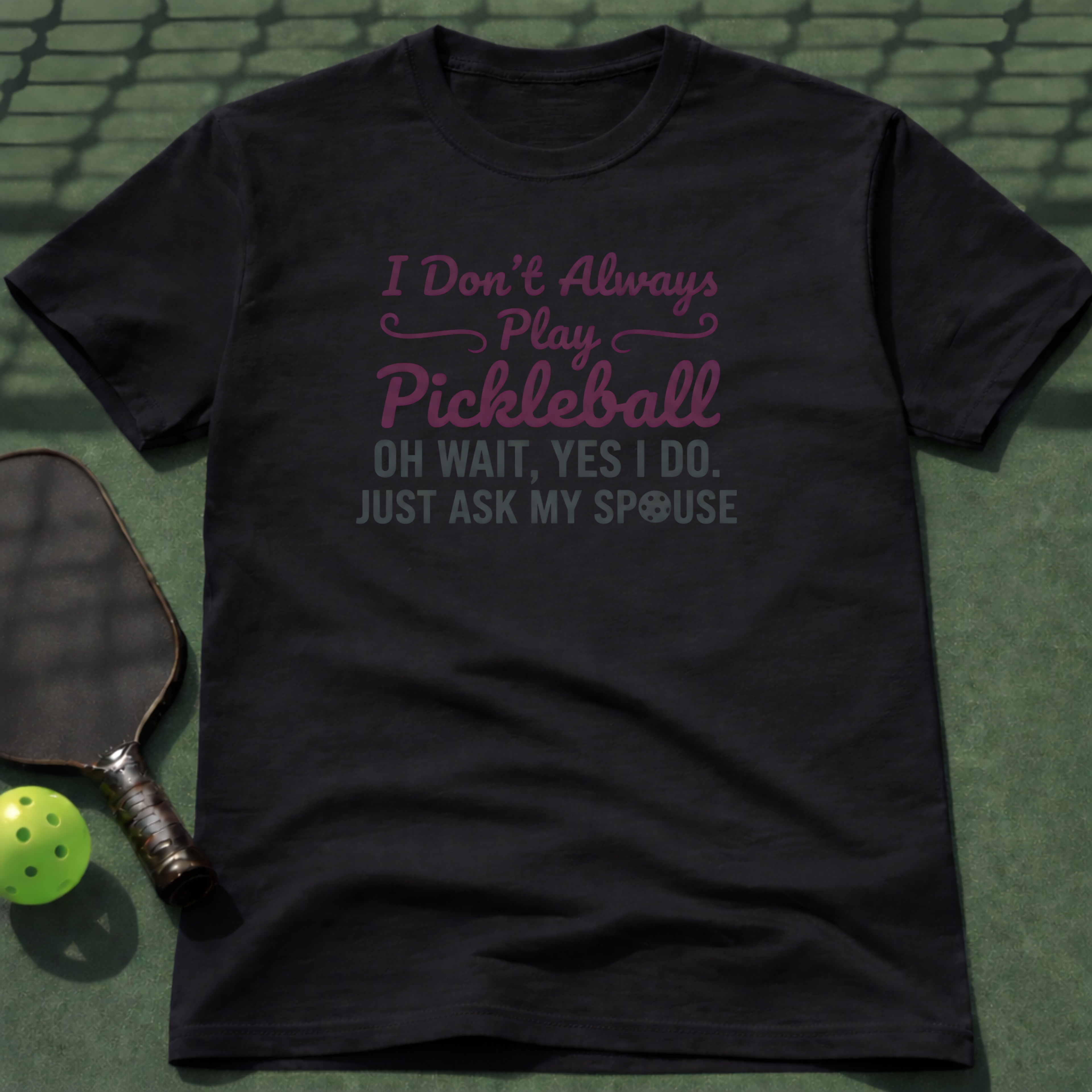 I Don't Always Play Pickleball T-Shirt