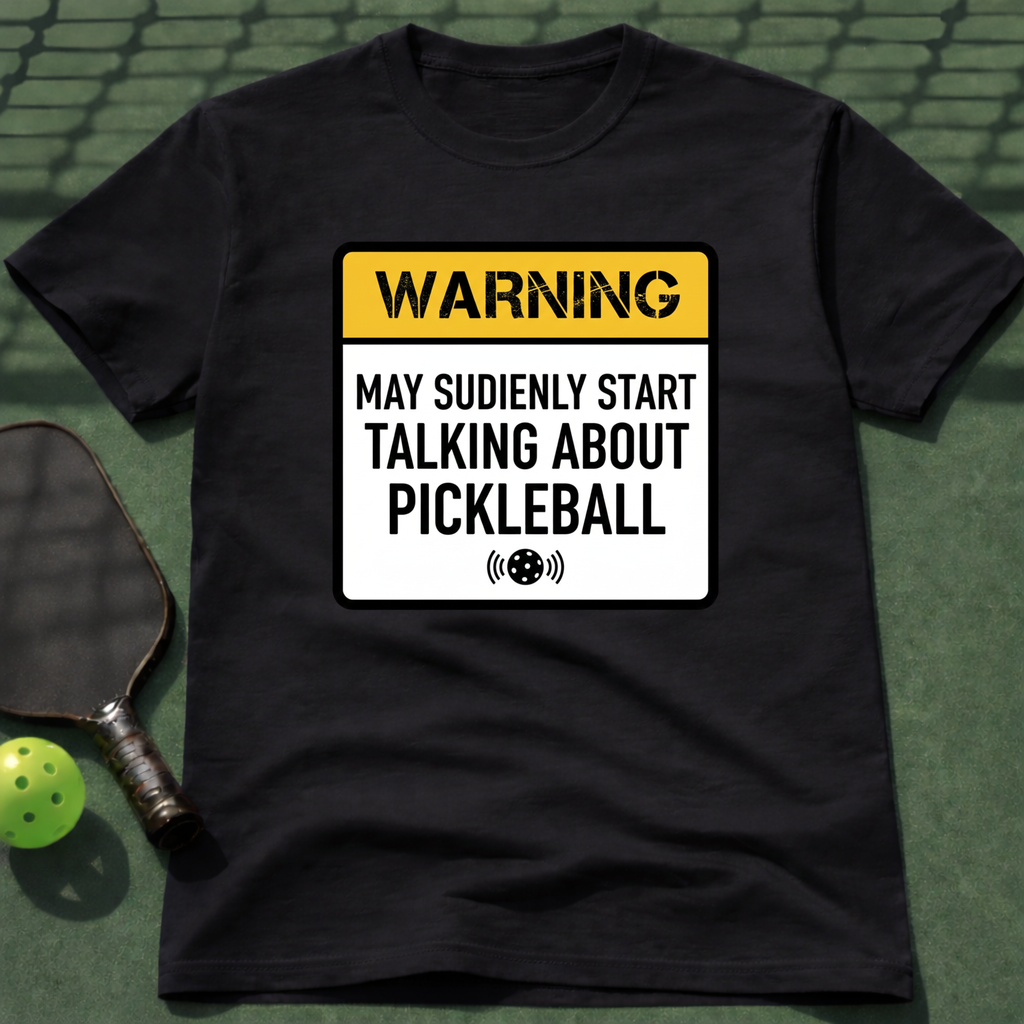 Warning: May Suddenly Start Talking About Pickleball T-Shirt