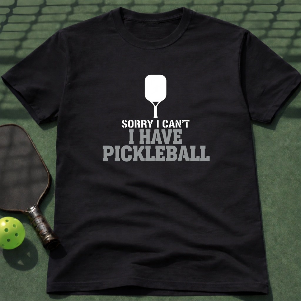 Sorry I Can't I Have Pickleball T-Shirt