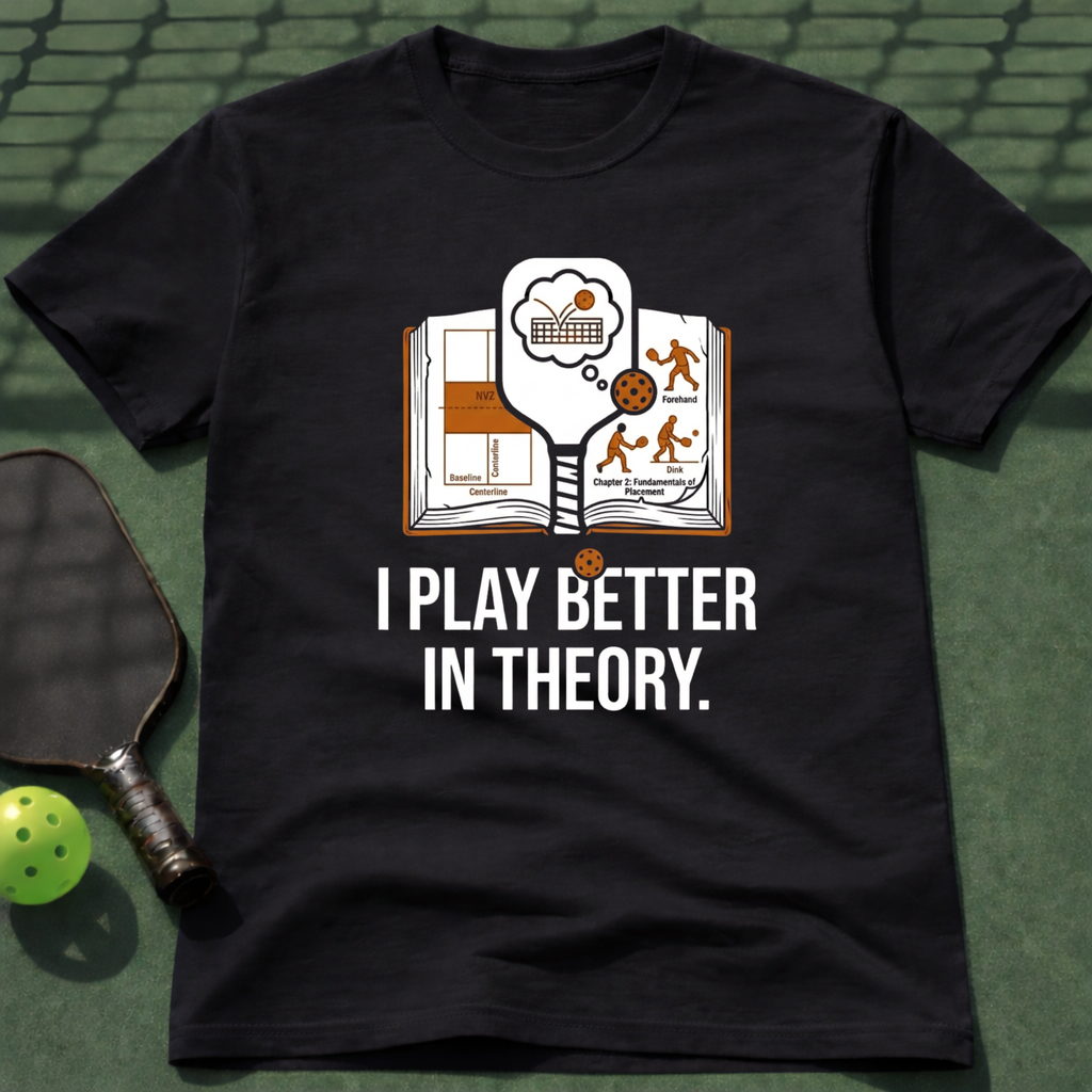 I Play Better In Theory. T-Shirt