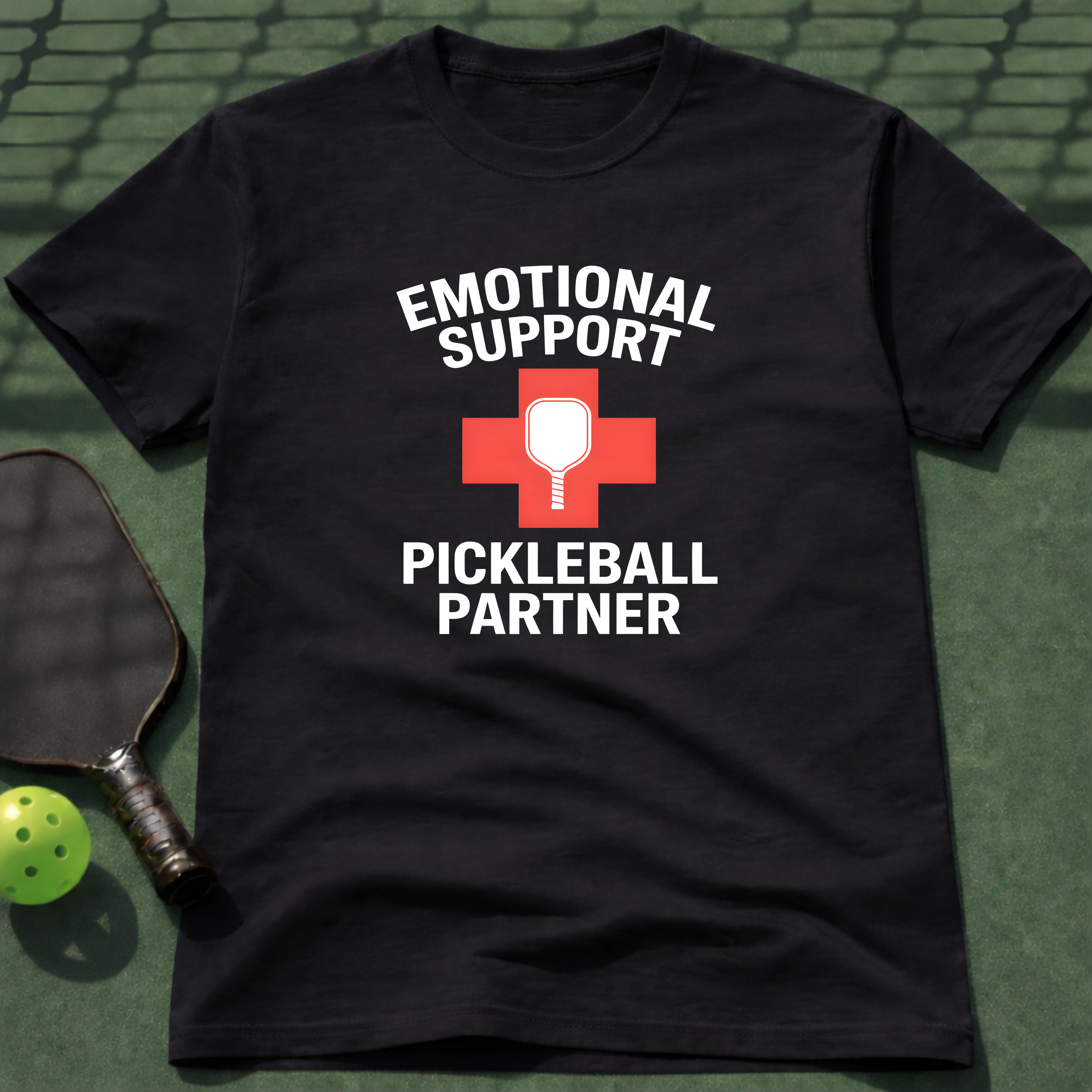 Emotional Support Pickleball Partner T-Shirt