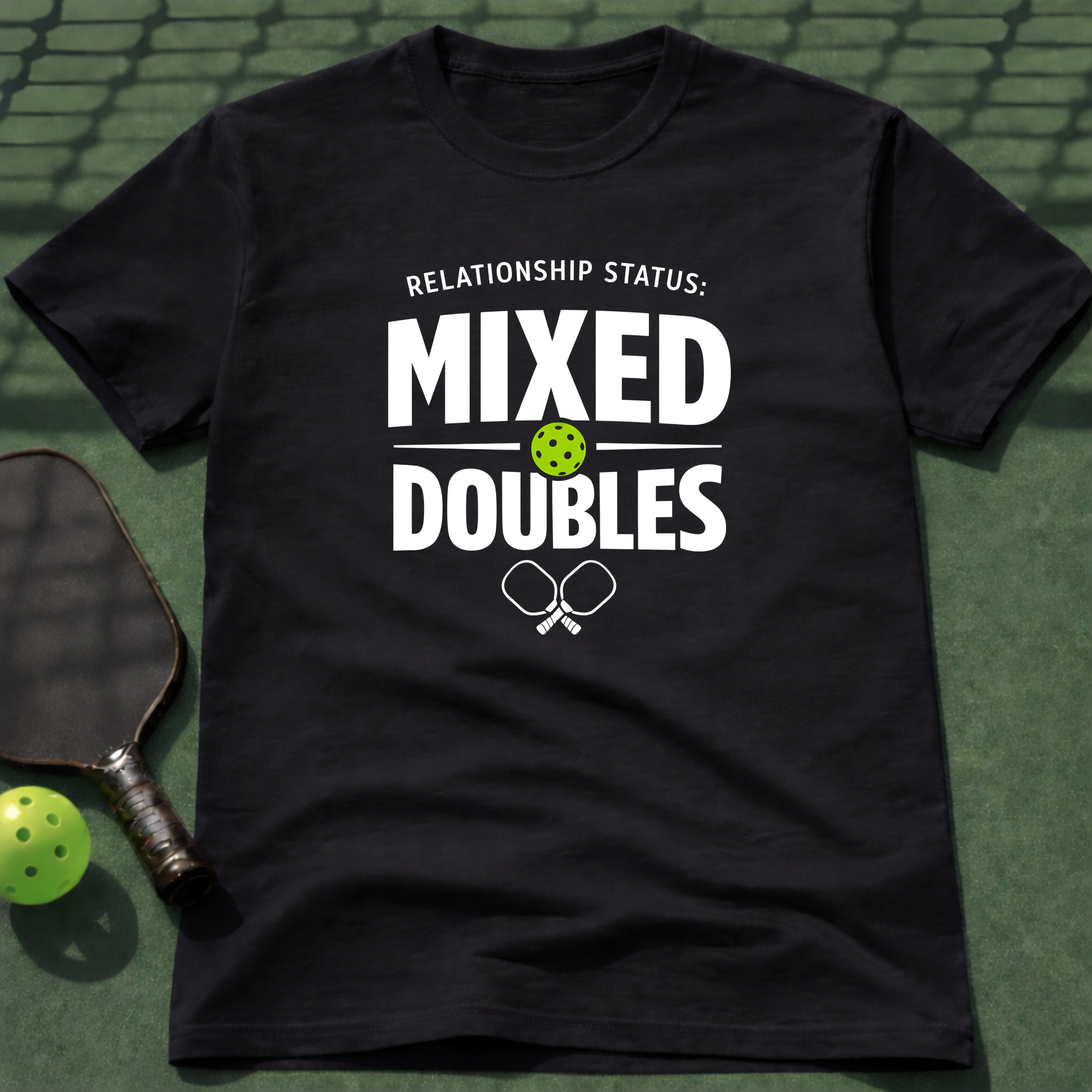 Relationship Status: Mixed Doubles T-Shirt