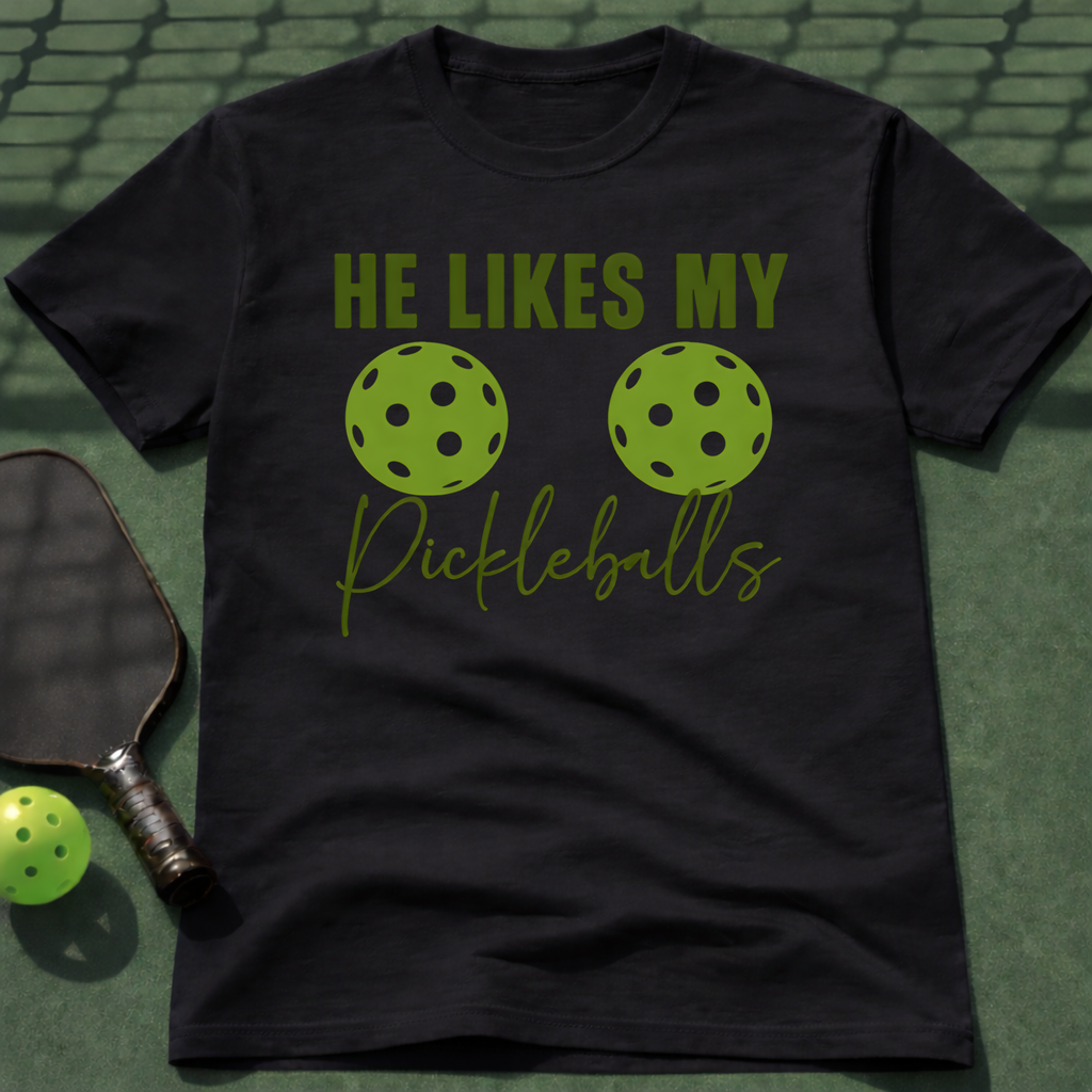 He Likes My Pickleballs T-Shirt