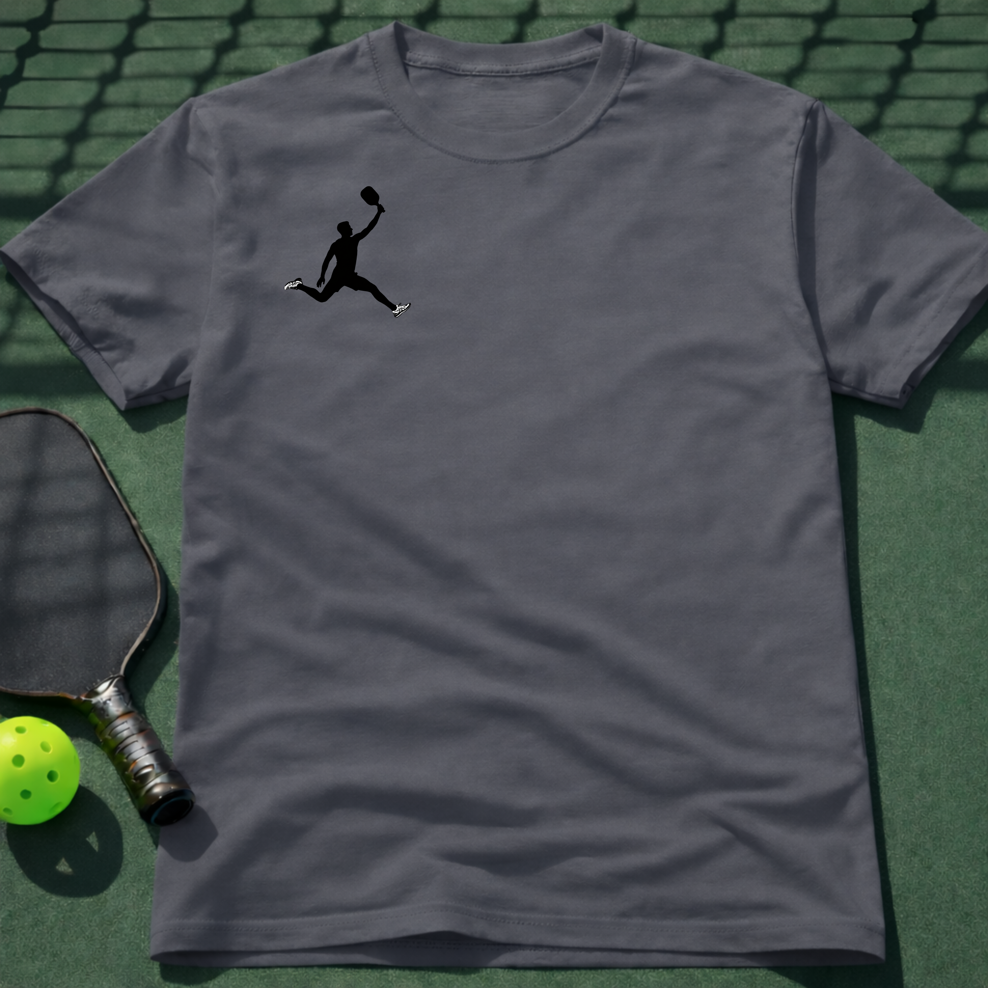 Pickleball Flight Man T-Shirt (Chest Print)