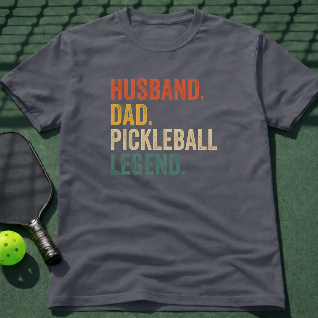 Husband. Dad. Pickleball Legend. T-Shirt