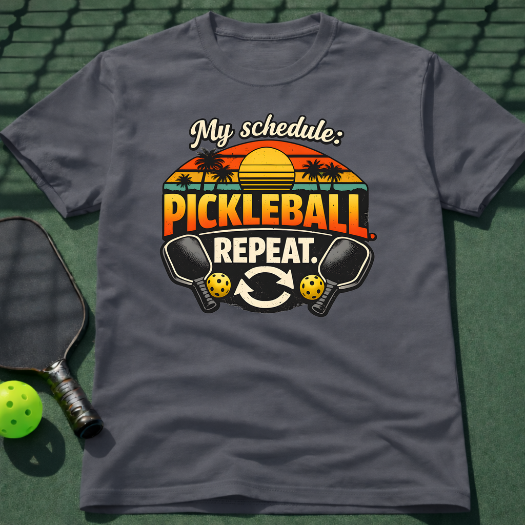 My Schedule: Pickleball.Repeat. T-Shirt