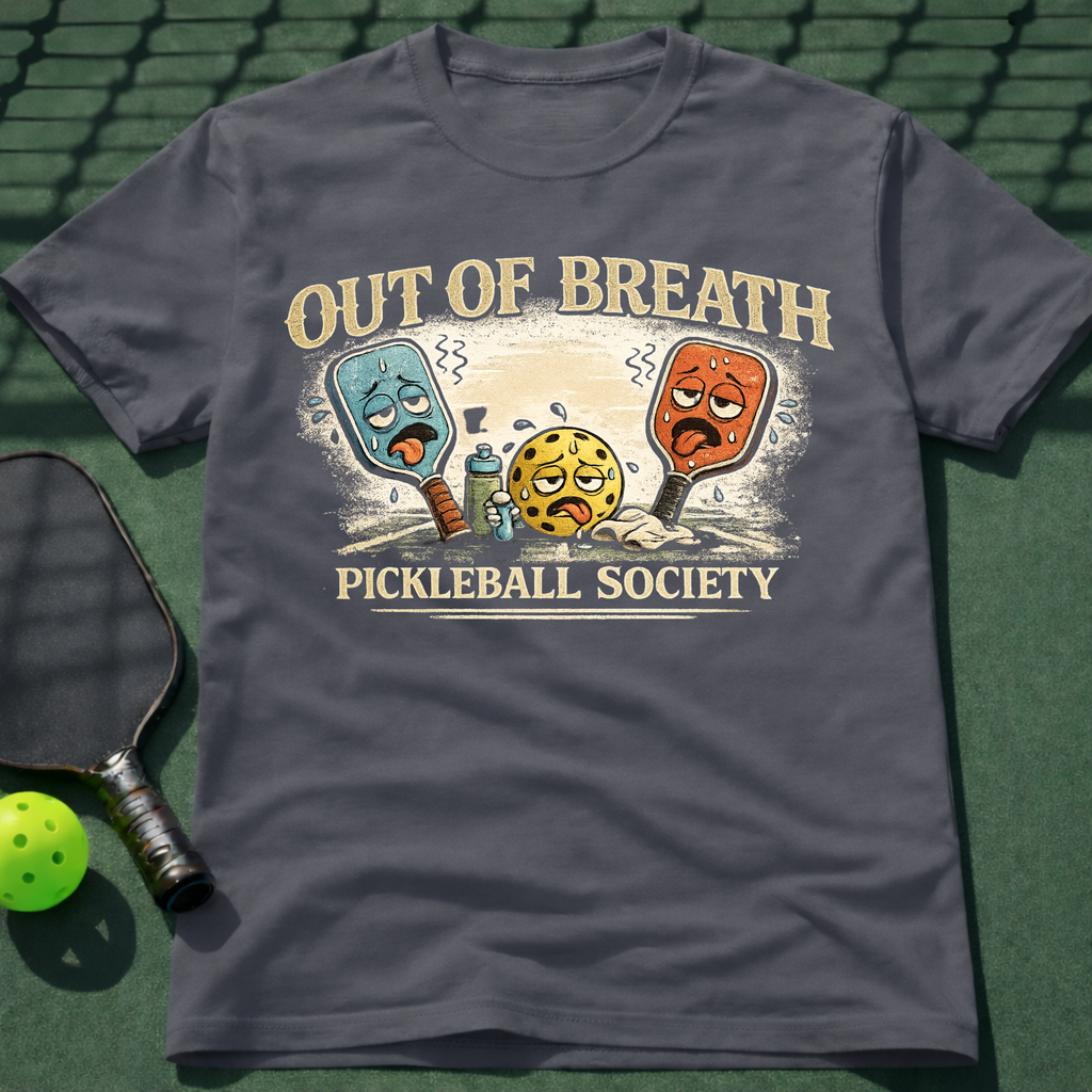 Out of Breath Pickleball Society T-Shirt