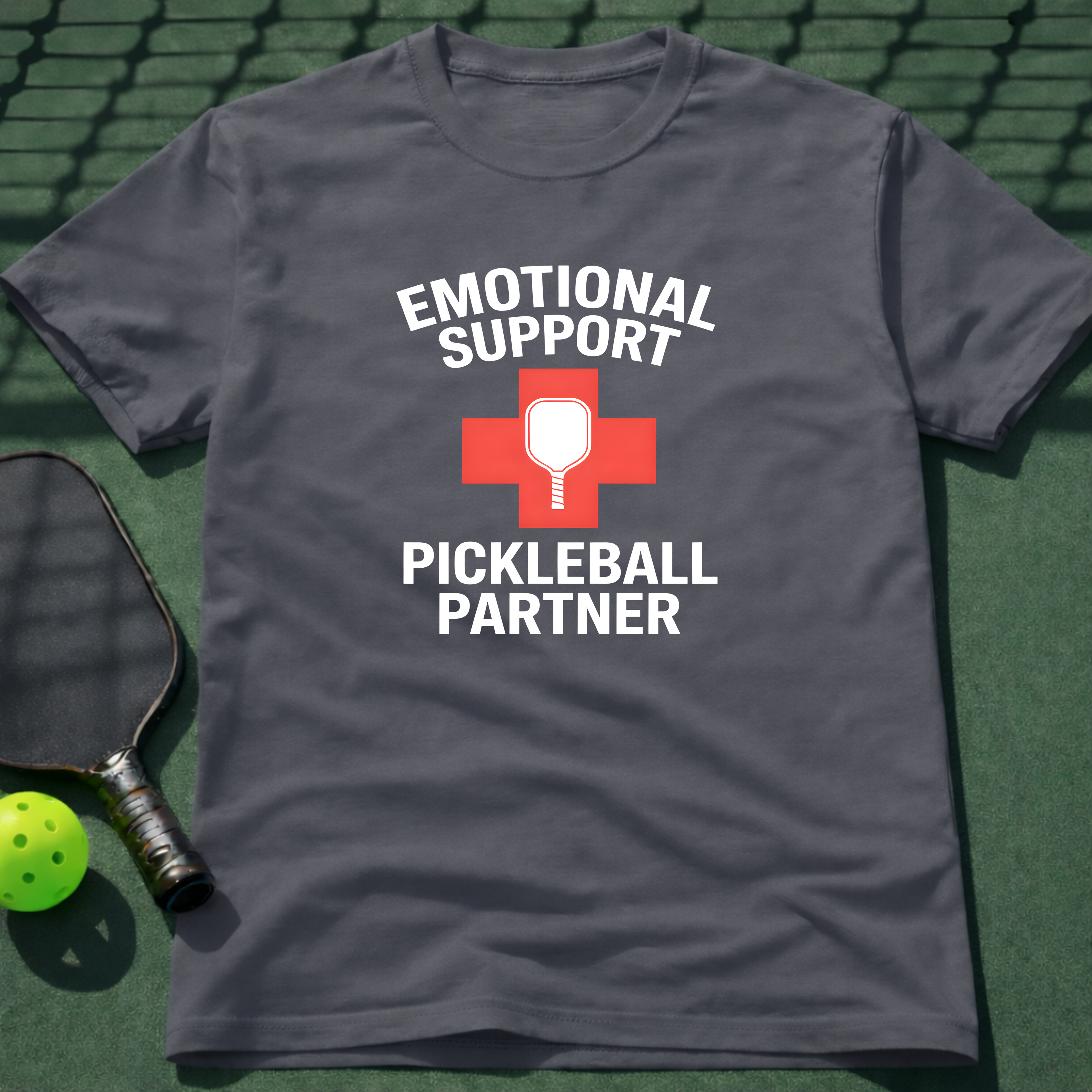 Emotional Support Pickleball Partner T-Shirt