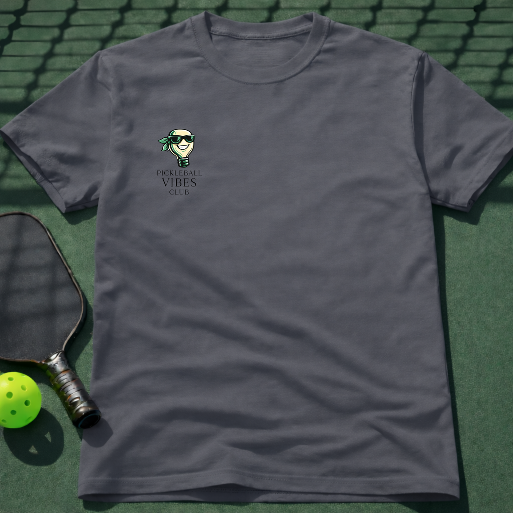 Pickleball Vibes Club 2 T-Shirt (Chest Print)