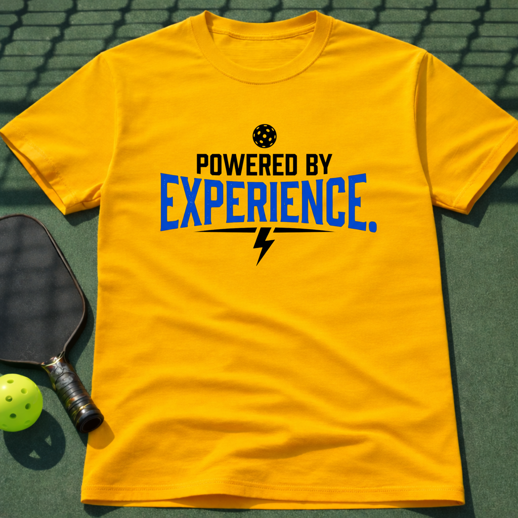 Powered By Experience. T-Shirt