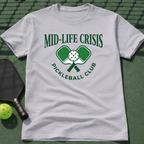 Mid-Life Crisis Pickleball Club T-Shirt