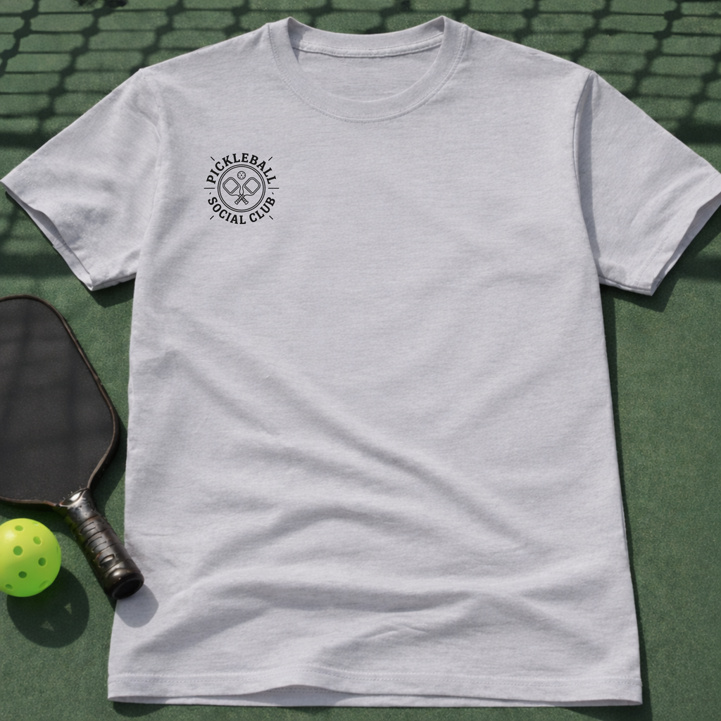 Pickleball Social Club T-Shirt (Chest Print)