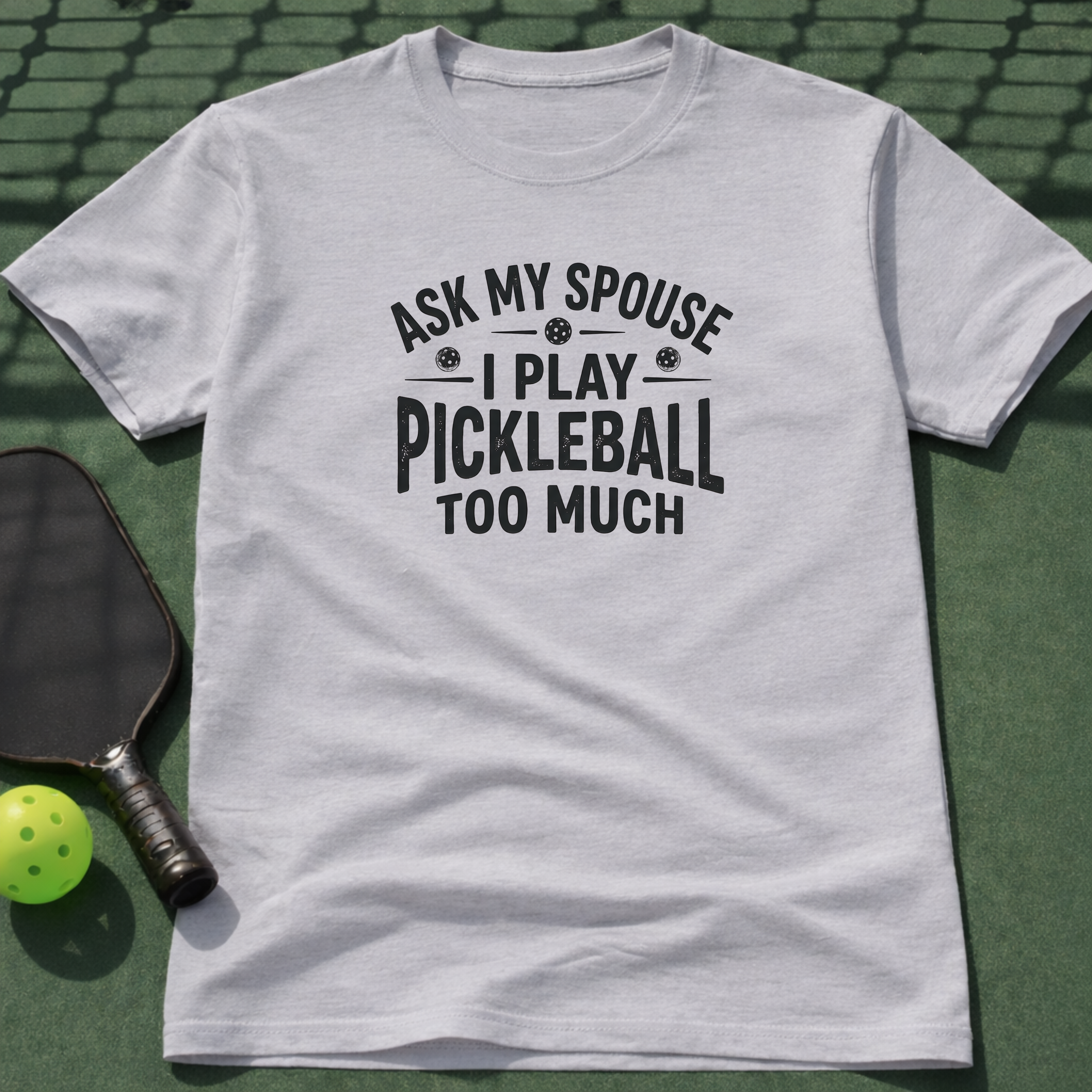 I Play Pickleball Too Much T-Shirt