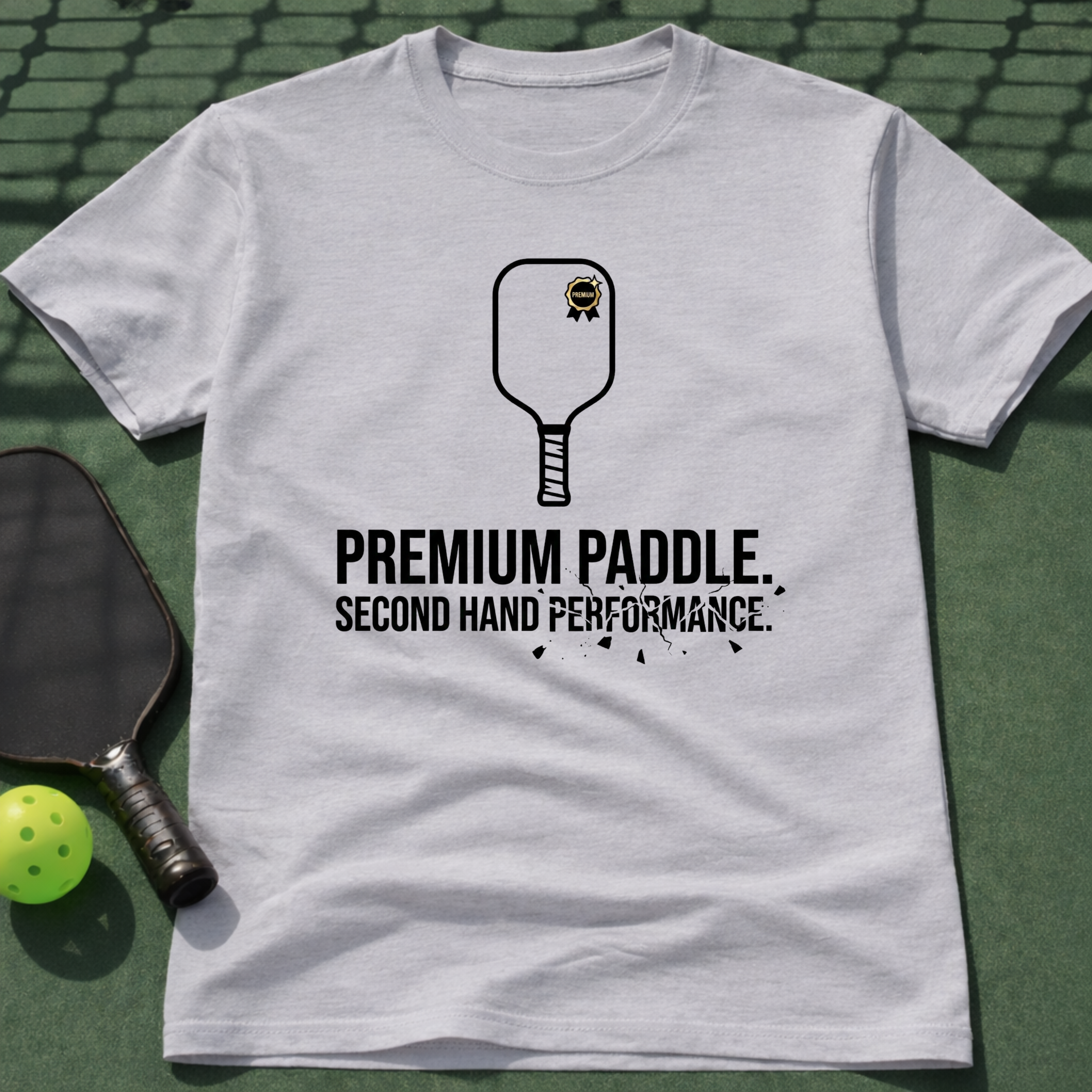 Premium Paddle. Second Hand Performance. T-Shirt