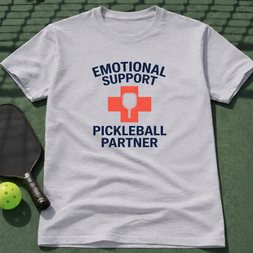 Emotional Support Pickleball Partner T-Shirt