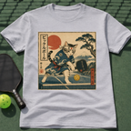 Vintage Japanese Cat Pickleball T-Shirt