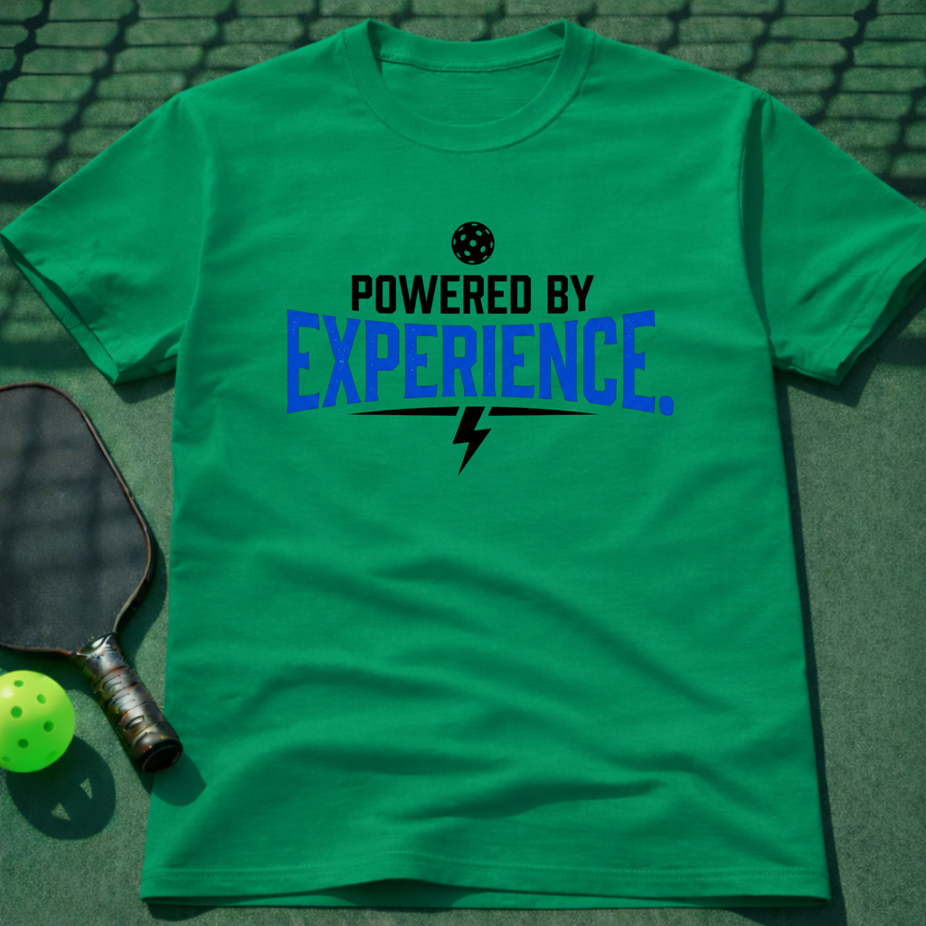 Powered By Experience. T-Shirt