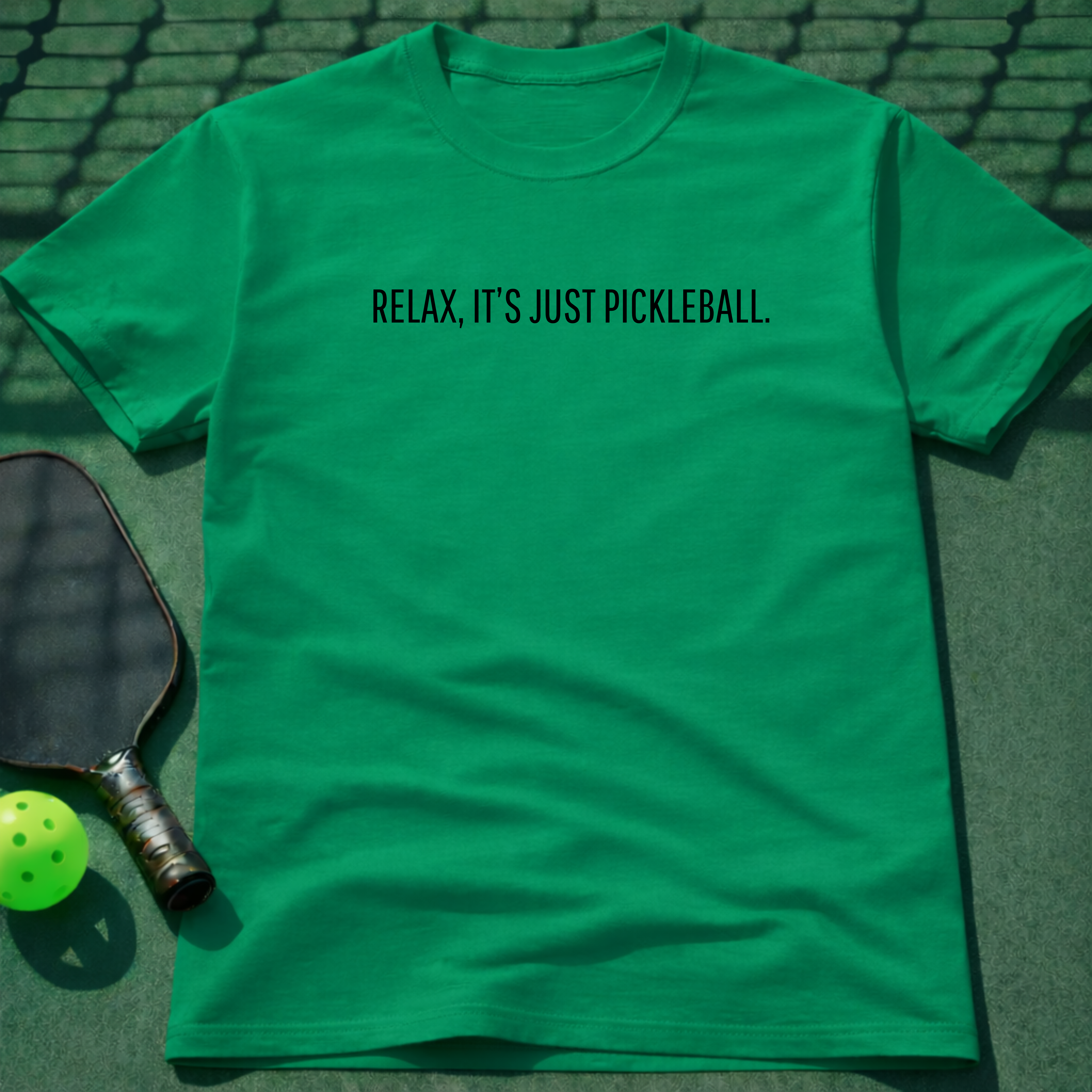 Relax, It's Just Pickleball. T-Shirt