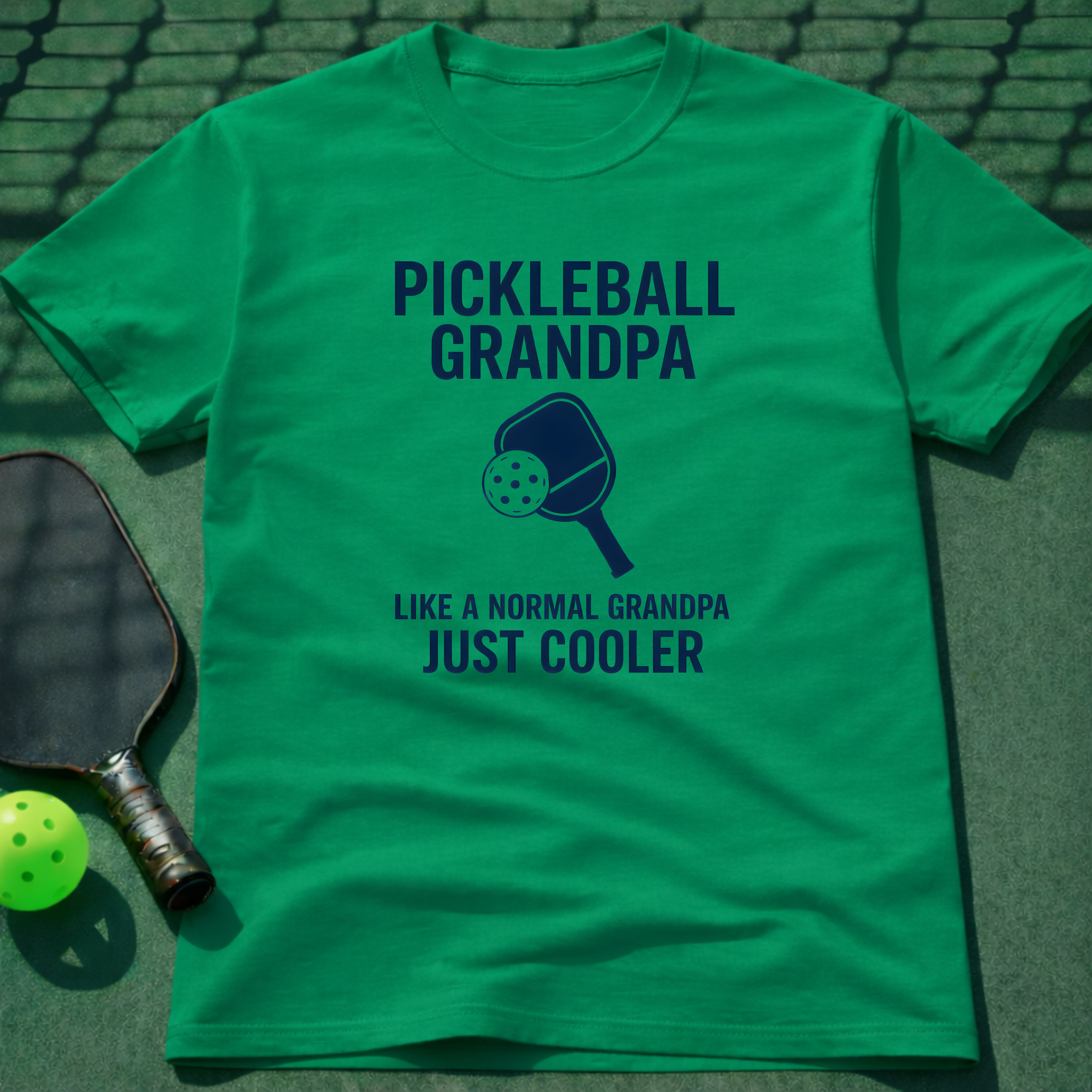 Pickleball Grandpa Just Like A Normal Grandpa But Cooler T-Shirt