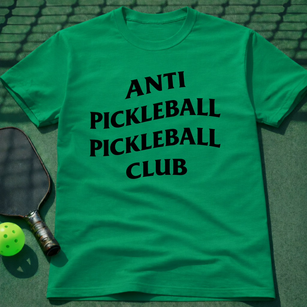 Anti Pickleball Pickleball Club T-Shirt