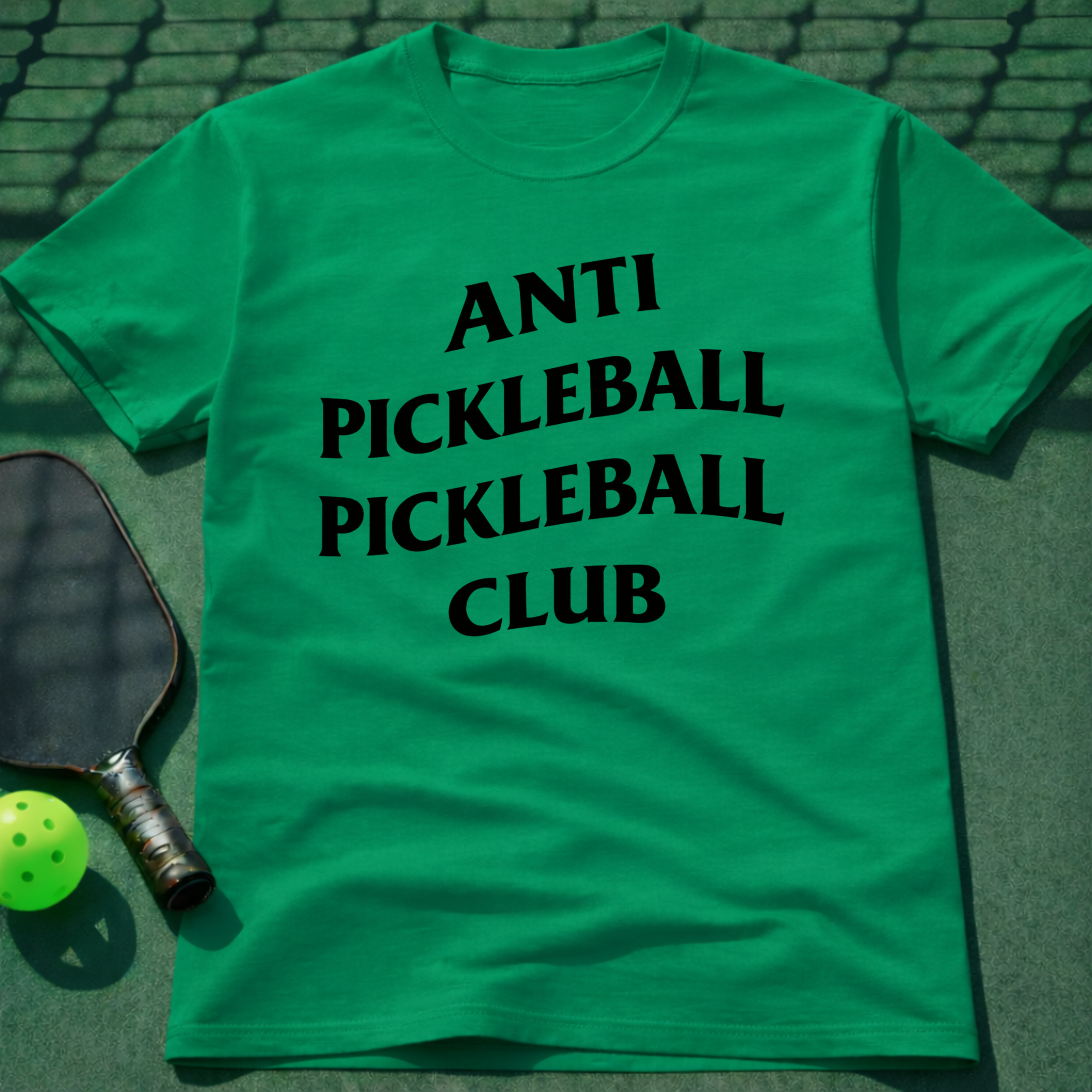 Anti Pickleball Pickleball Club T-Shirt