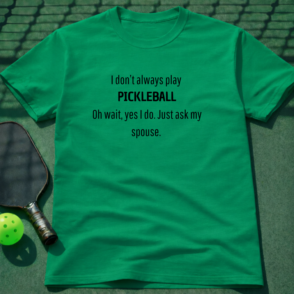 I Don't Always Play Pickleball. T-Shirt