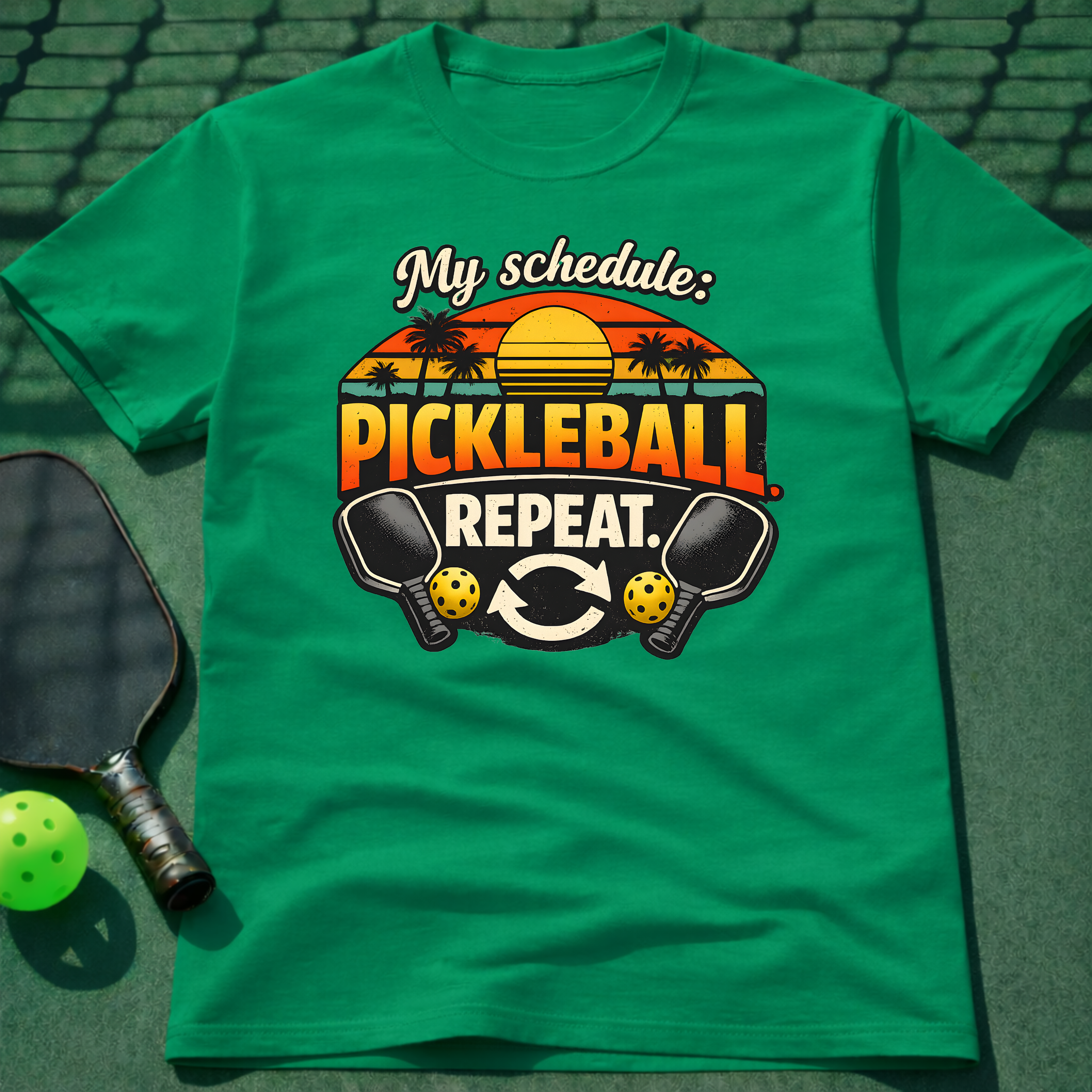 My Schedule: Pickleball.Repeat. T-Shirt
