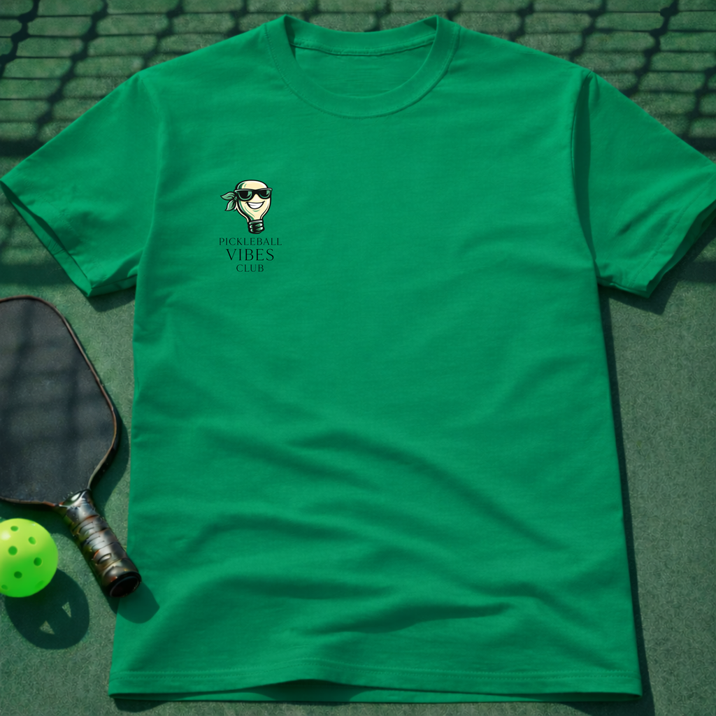 Pickleball Vibes Club 2 T-Shirt (Chest Print)