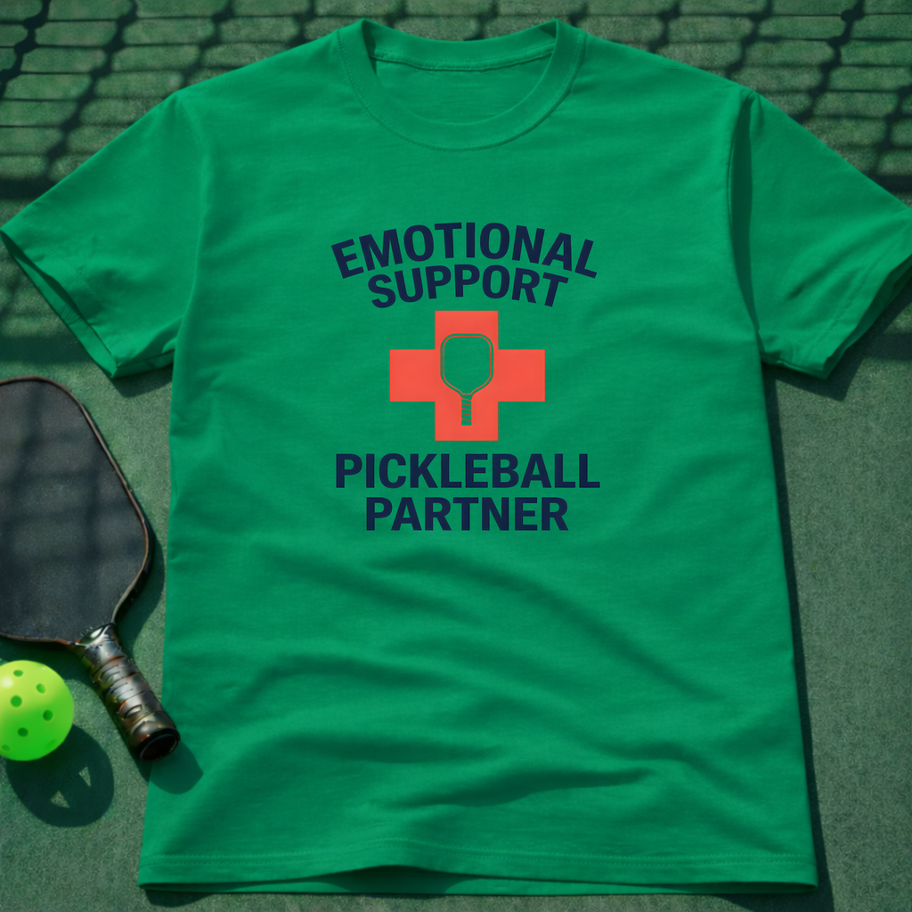 Emotional Support Pickleball Partner T-Shirt