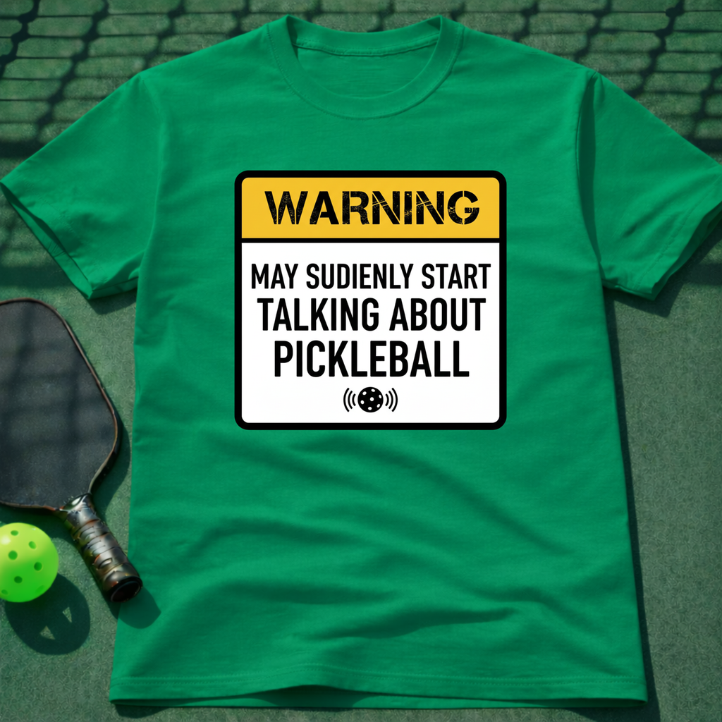 Warning: May Suddenly Start Talking About Pickleball T-Shirt