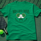 Mid-Life Crisis Pickleball Club T-Shirt