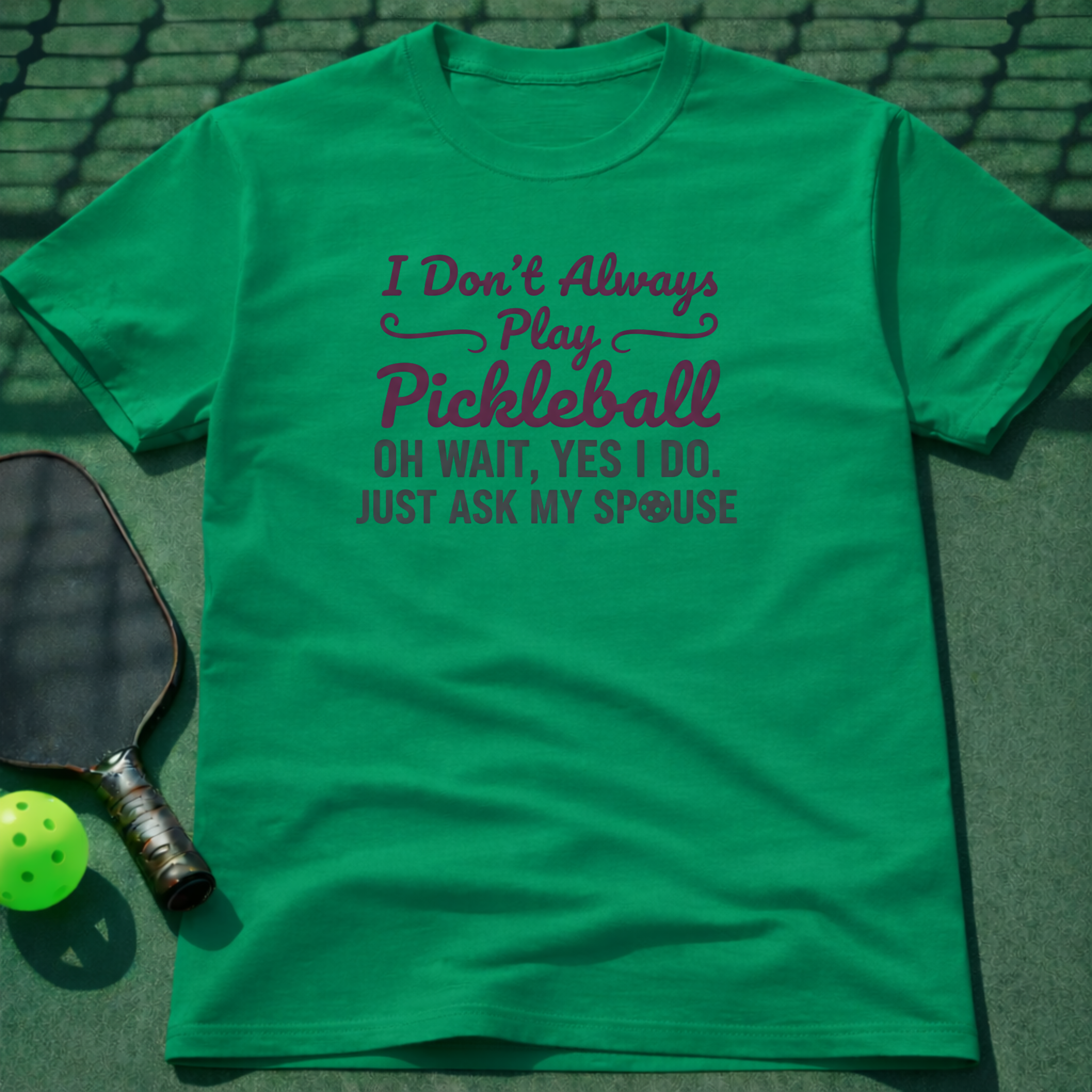 I Don't Always Play Pickleball T-Shirt