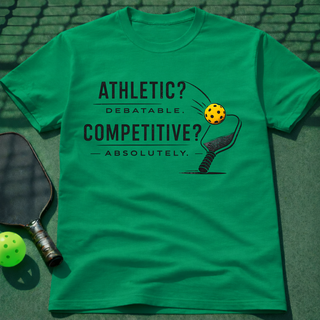 Athletic? Debatable. Competitive? Absolutely. T-Shirt