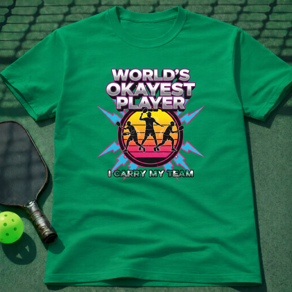 World's Okayest Player Comic T-Shirt
