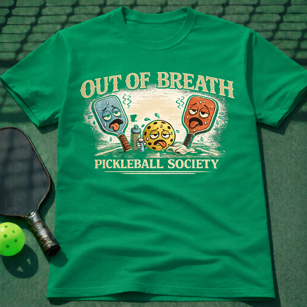 Out of Breath Pickleball Society T-Shirt