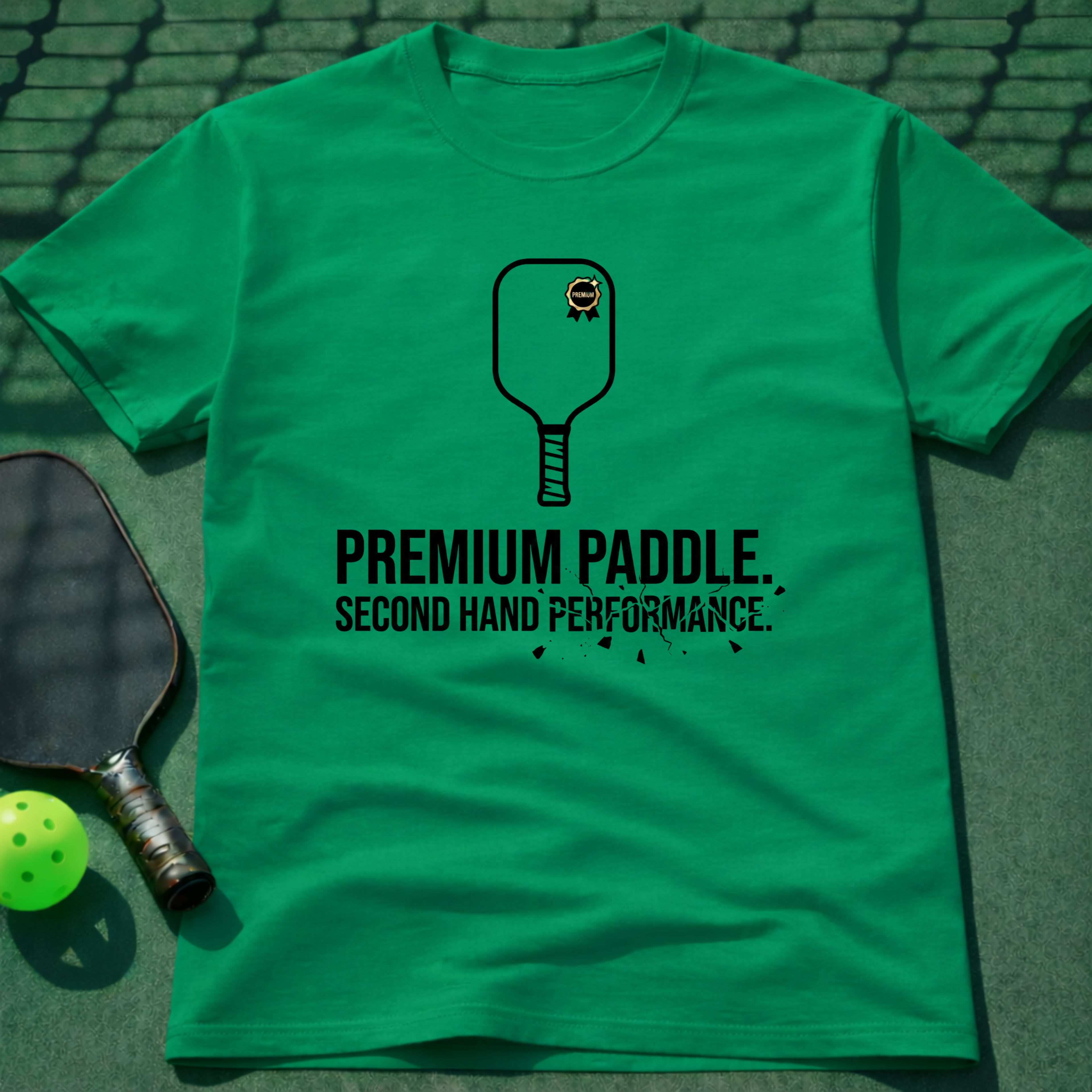 Premium Paddle. Second Hand Performance. T-Shirt