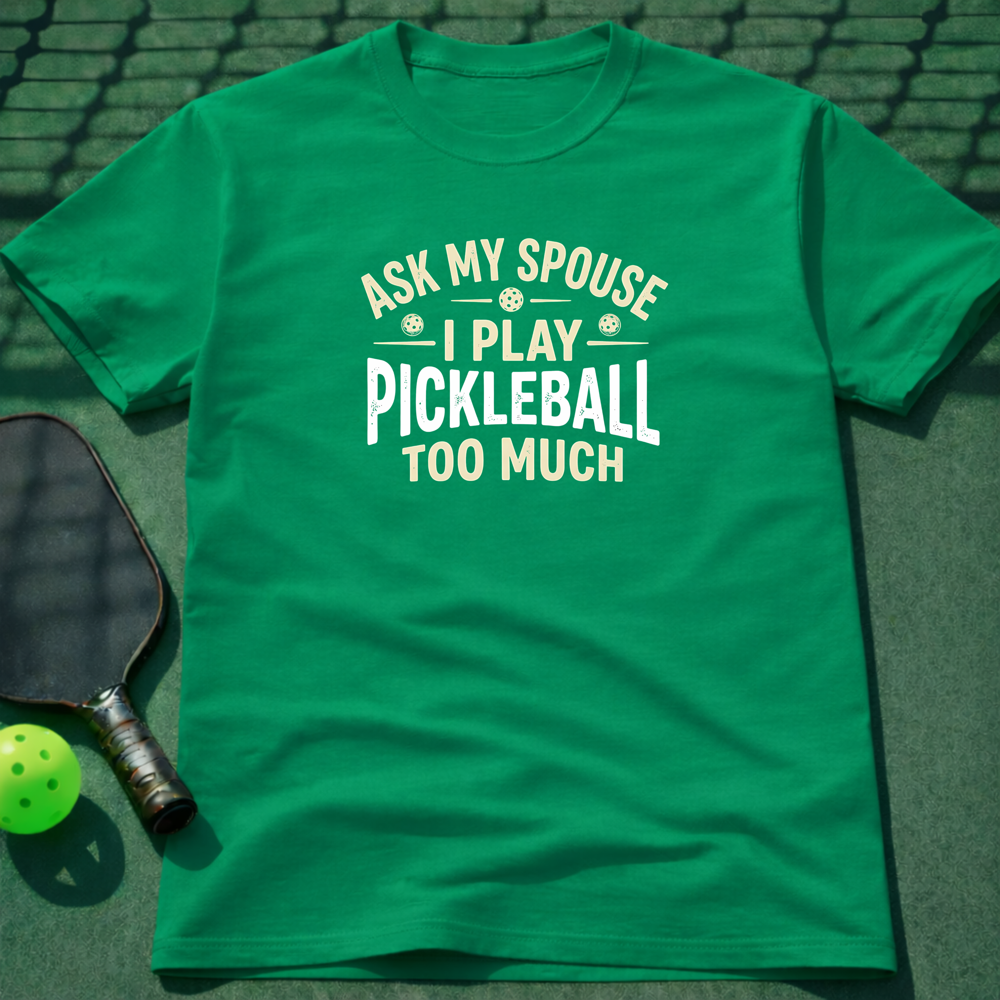 I Play Pickleball Too Much T-Shirt