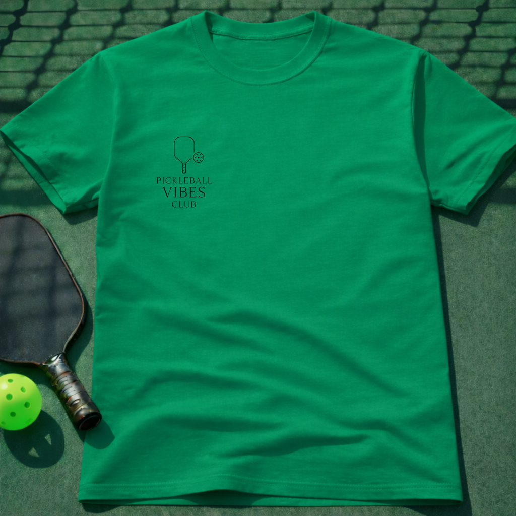 Pickleball Vibes Club 1 T-Shirt (Chest Print)