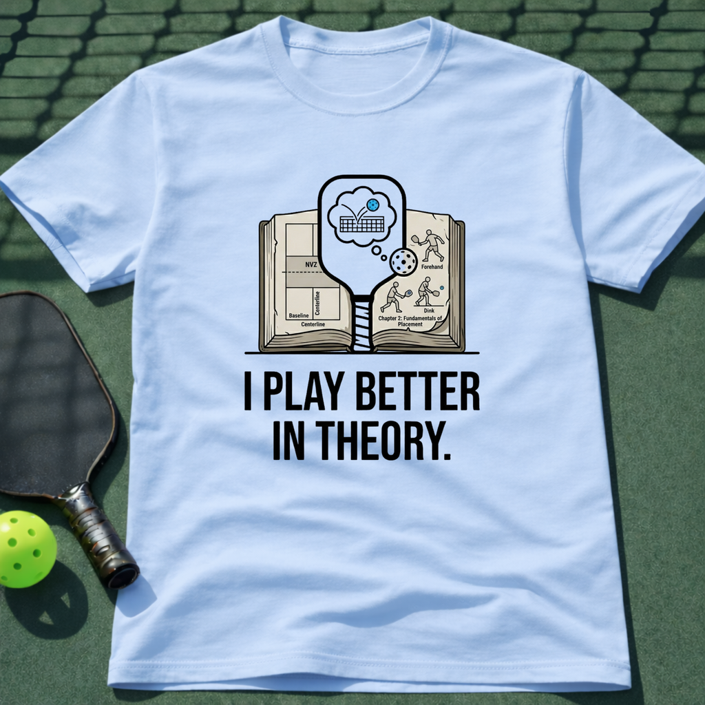 I Play Better In Theory. T-Shirt