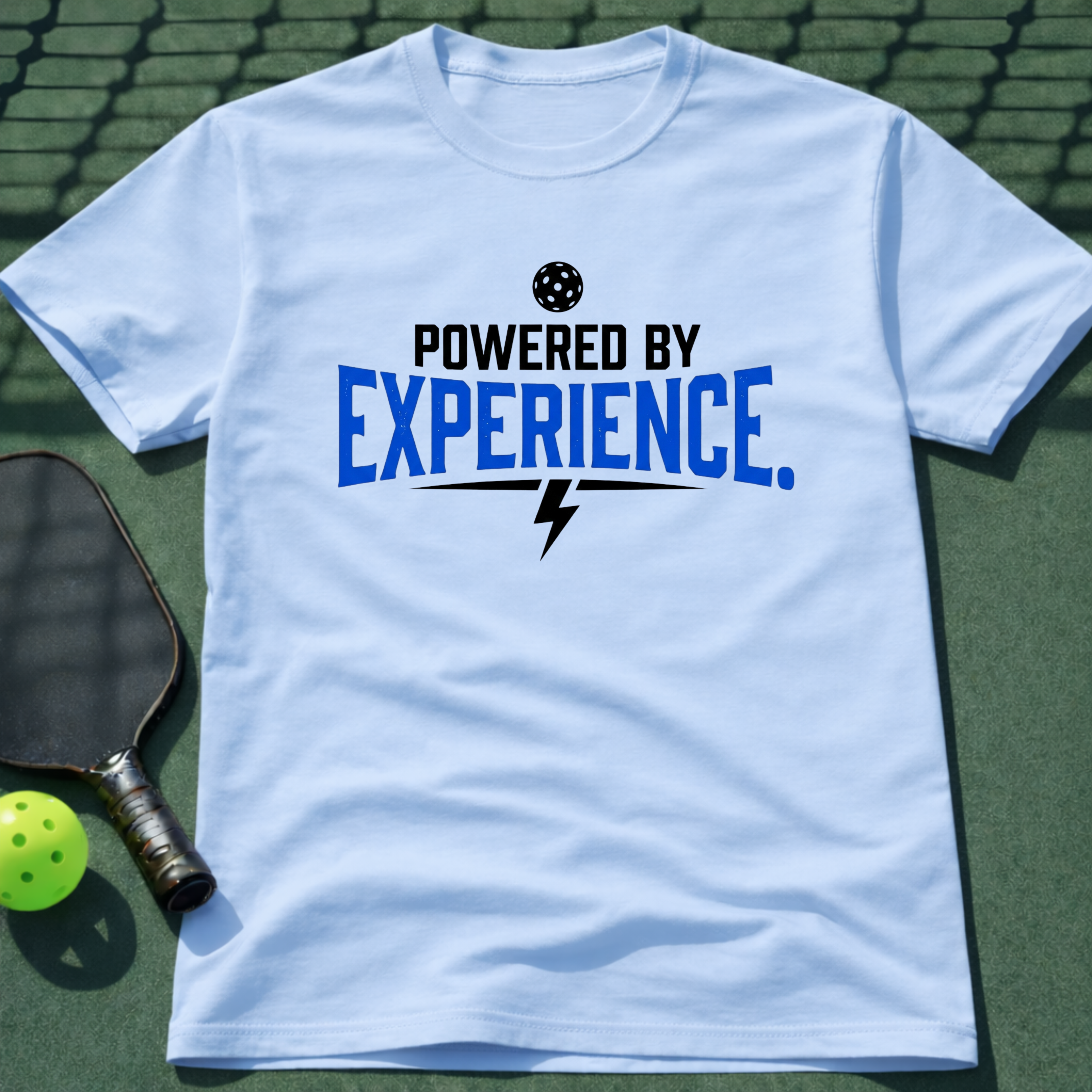 Powered By Experience. T-Shirt