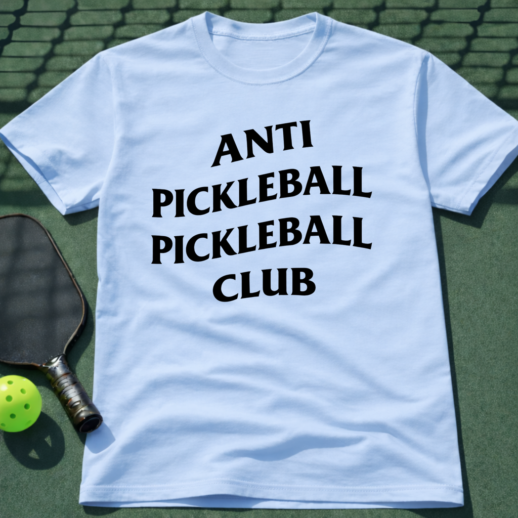 Anti Pickleball Pickleball Club T-Shirt