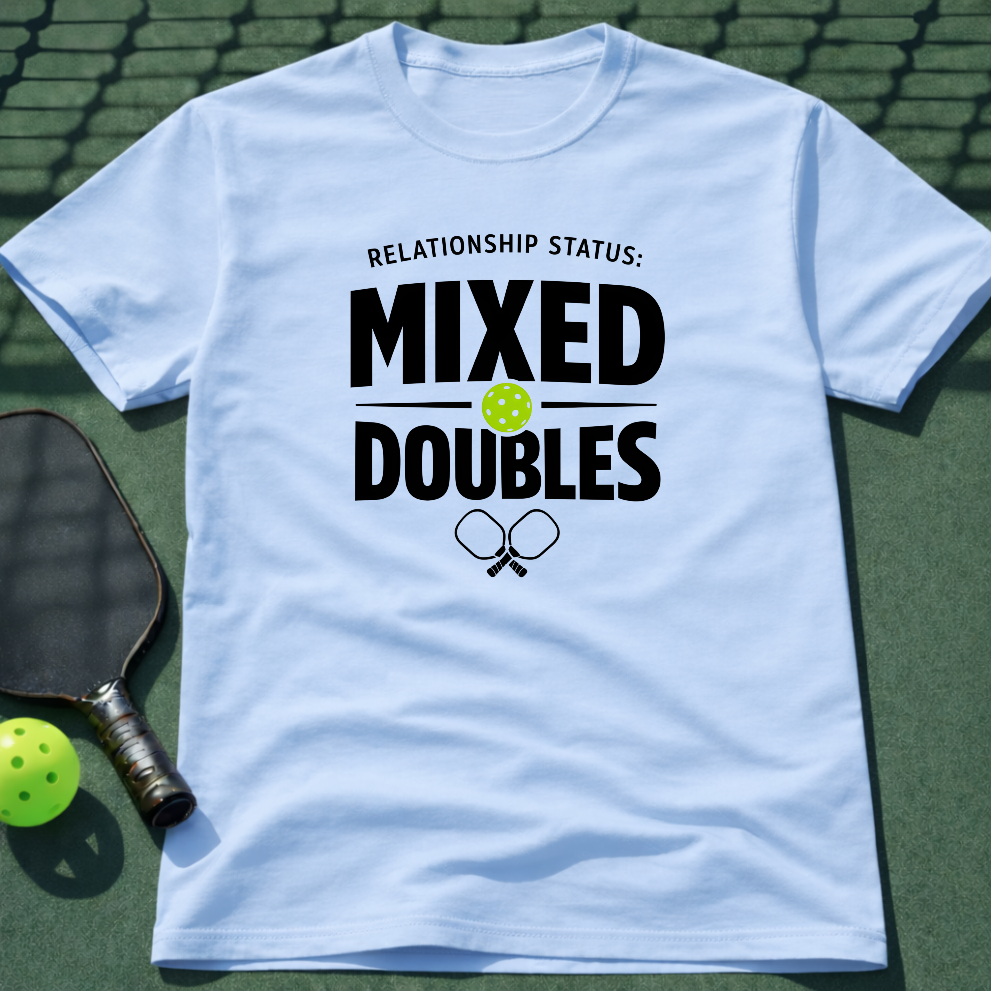 Relationship Status: Mixed Doubles T-Shirt