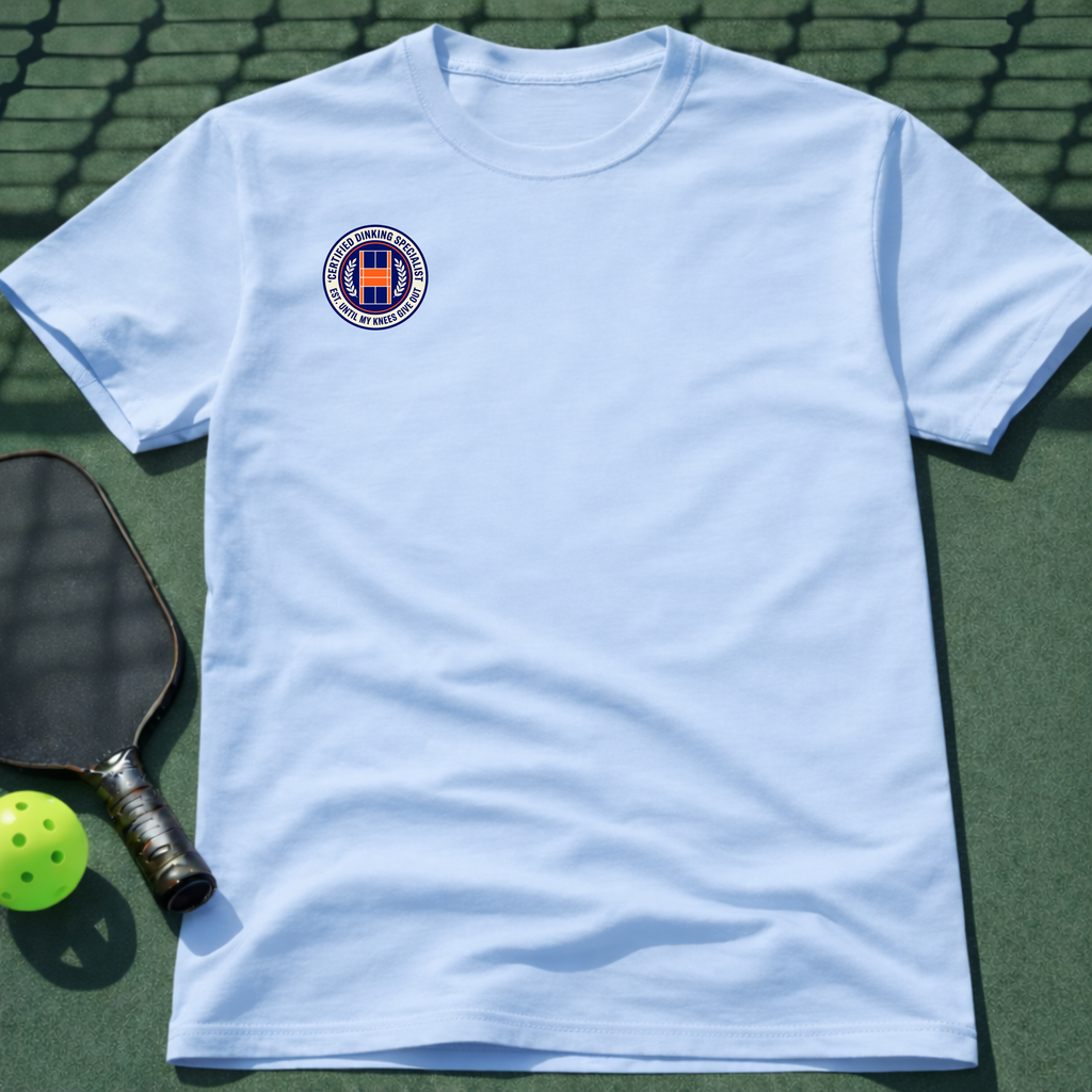 Certified Dinking Specialist T-Shirt (Chest Print)